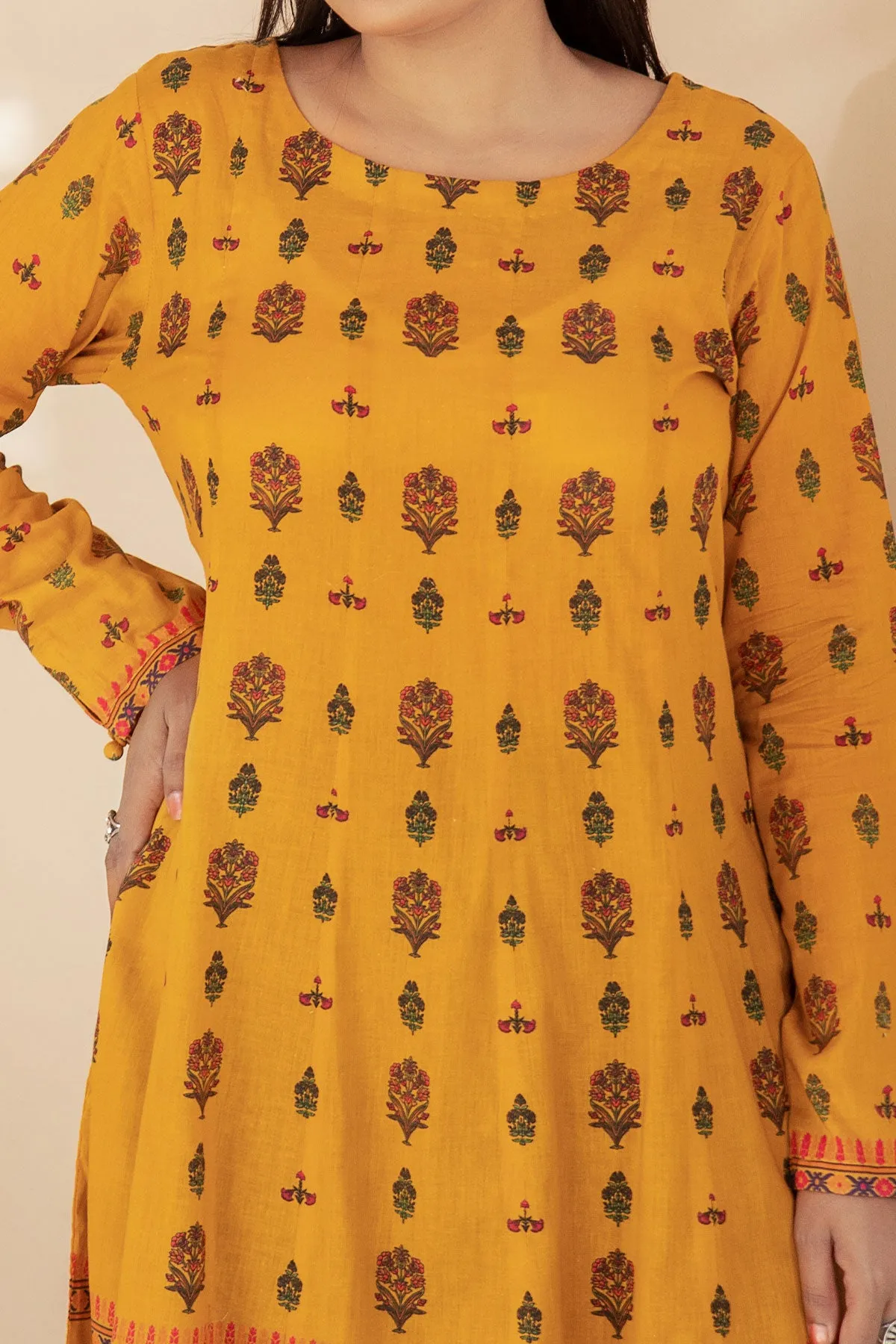 1 PIECE DIGITAL PRINT KURTI | DPCK-153