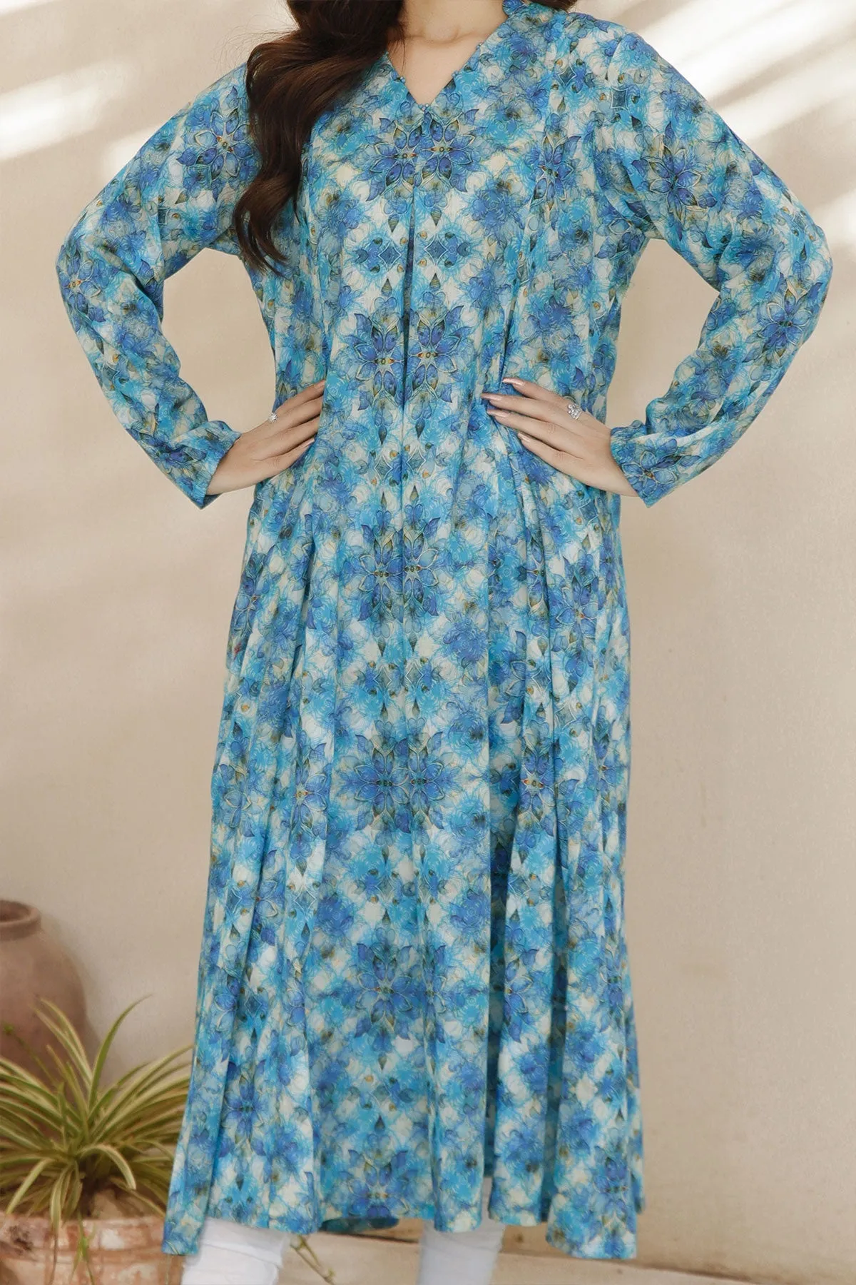 1 PIECE DIGITAL PRINT KURTI | DPCK-155