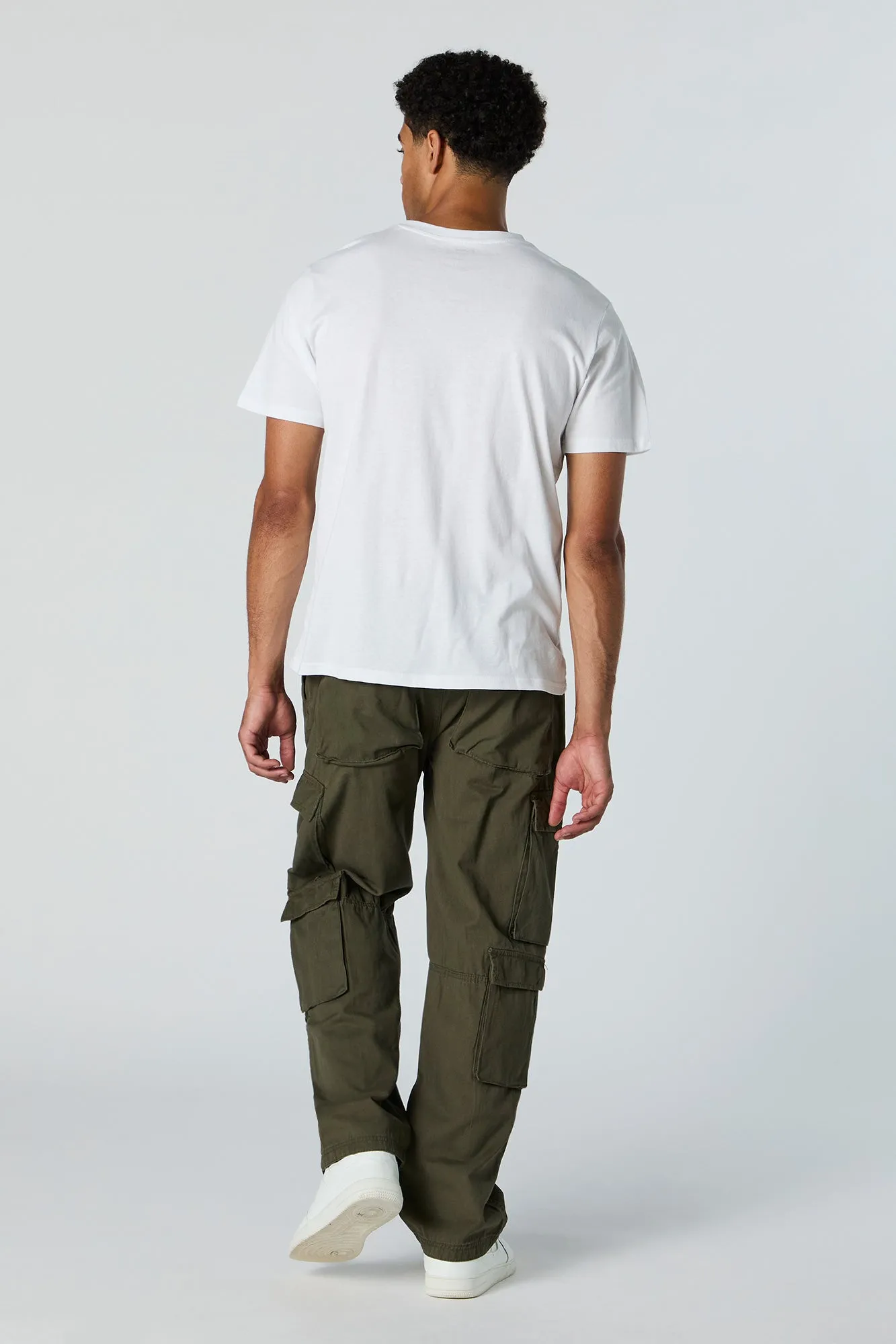 4 Pocket Cargo Straight Leg Cargo Pant