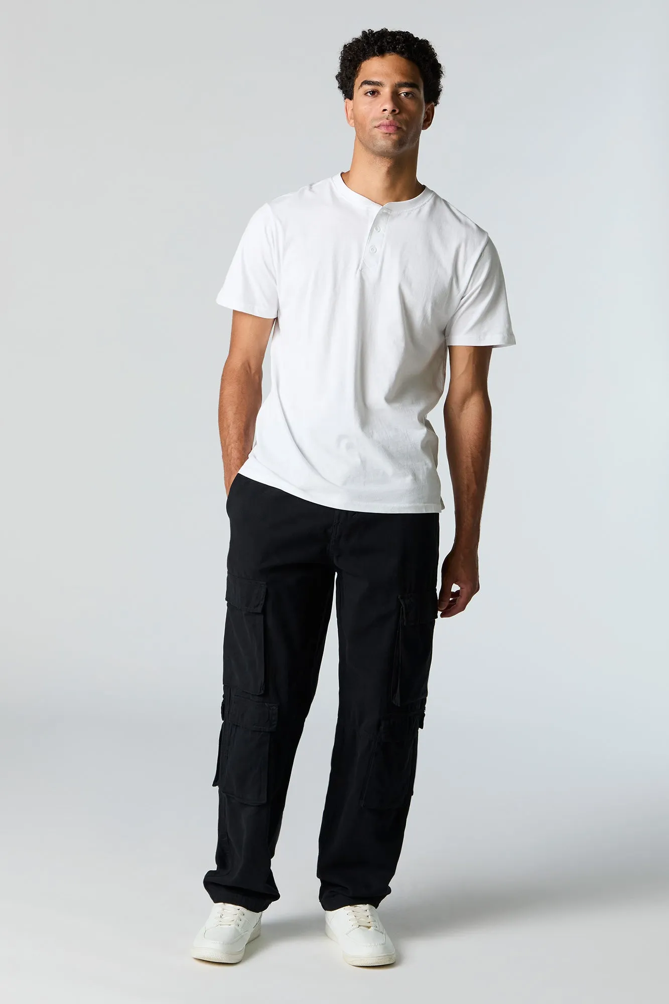 4 Pocket Cargo Straight Leg Cargo Pant