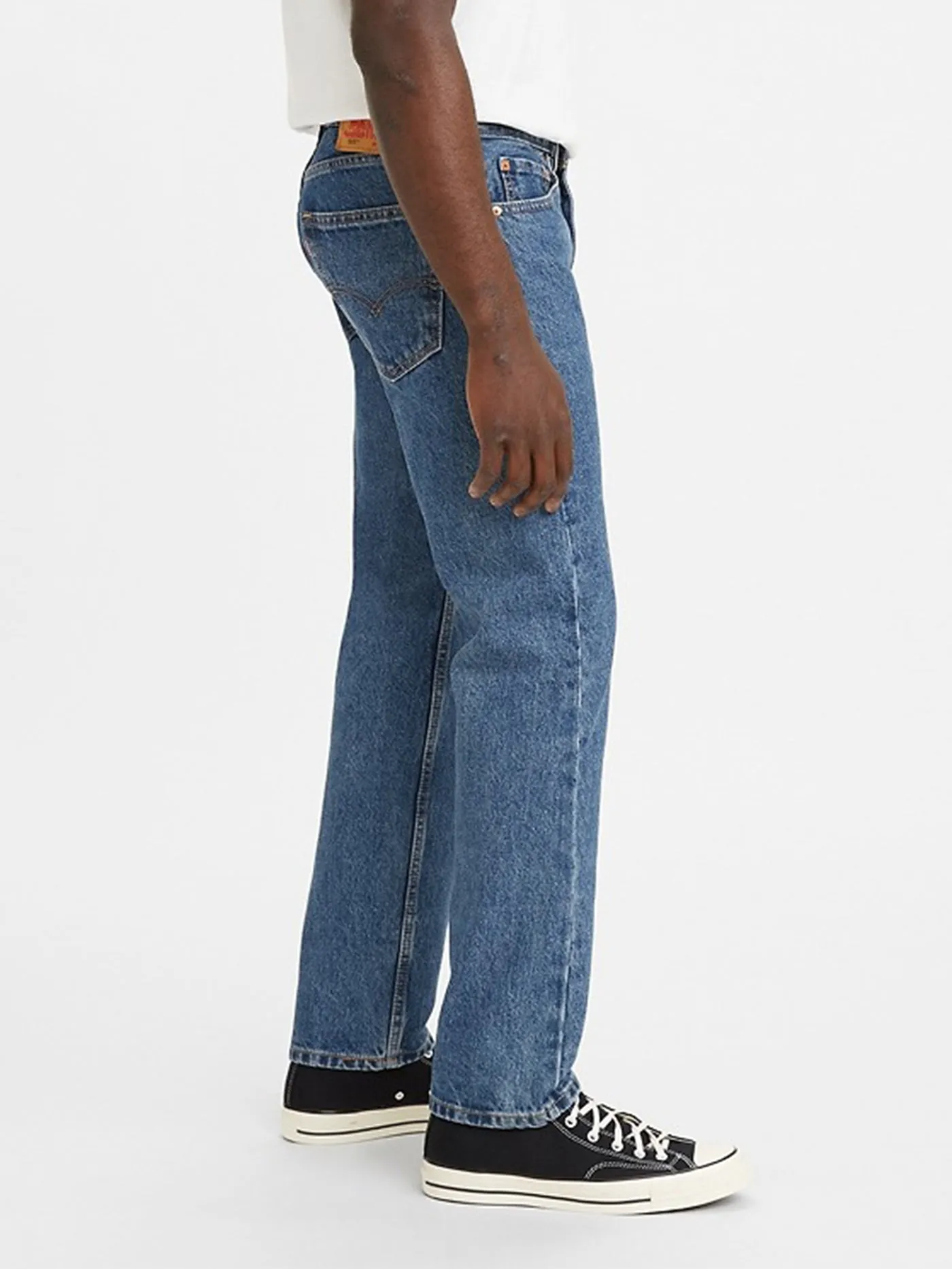 505 Regular Medium Stonewash Jeans