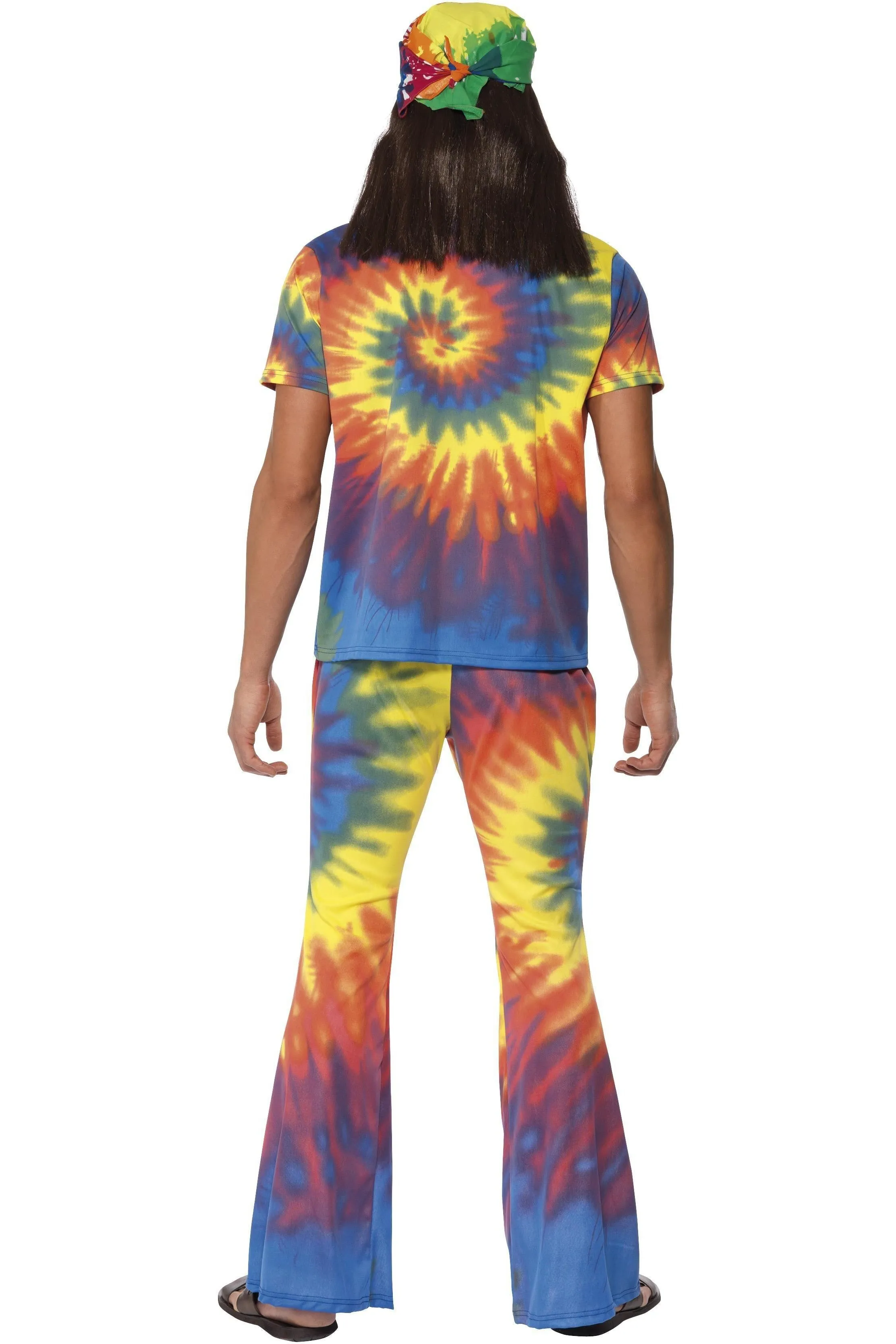 60s Tie Dye Top and  Trousers