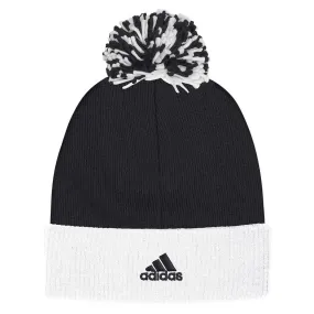 adidas Black Cuffed Pom Beanie