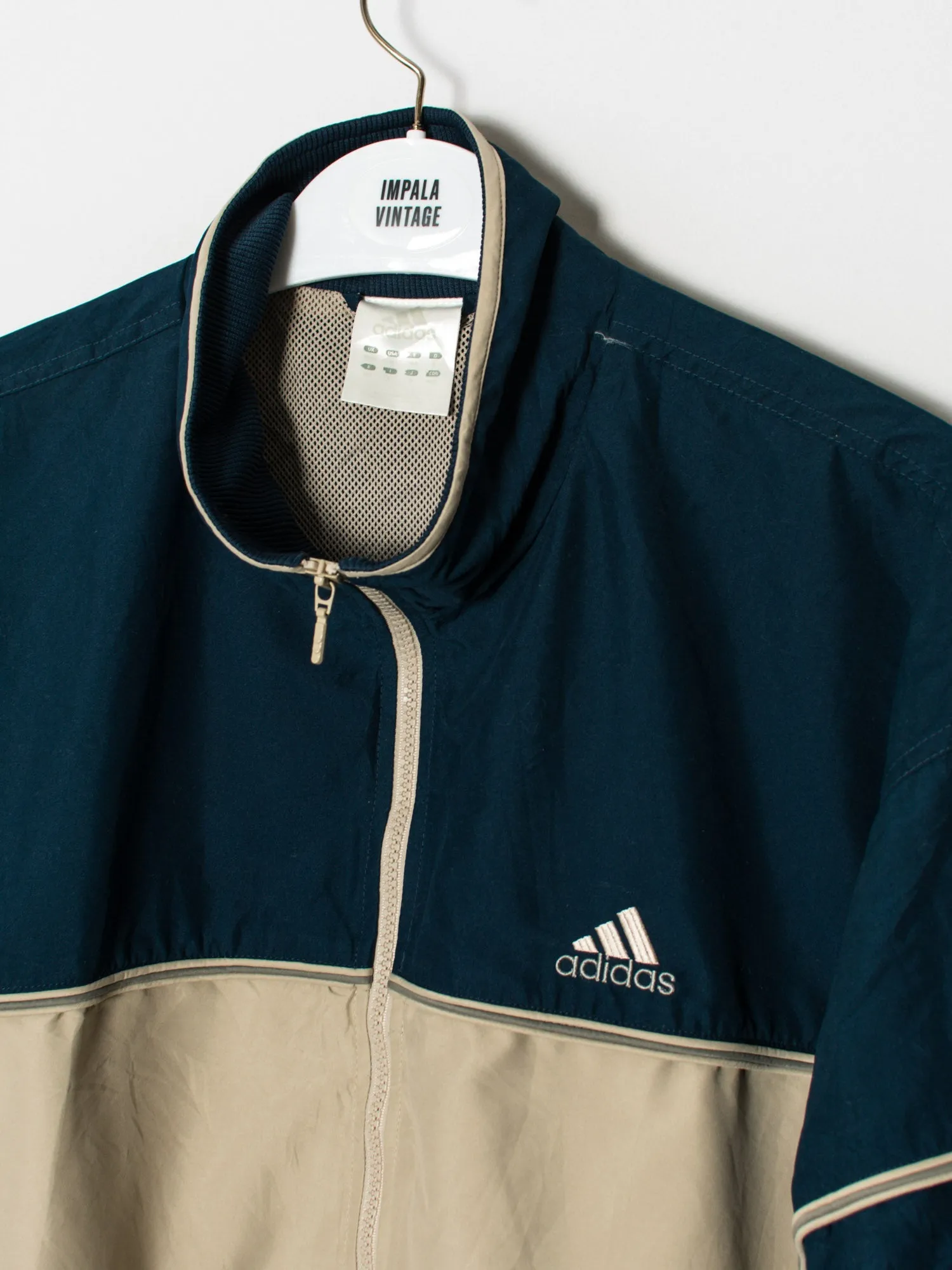 Adidas Blue & Cream Track Jacket