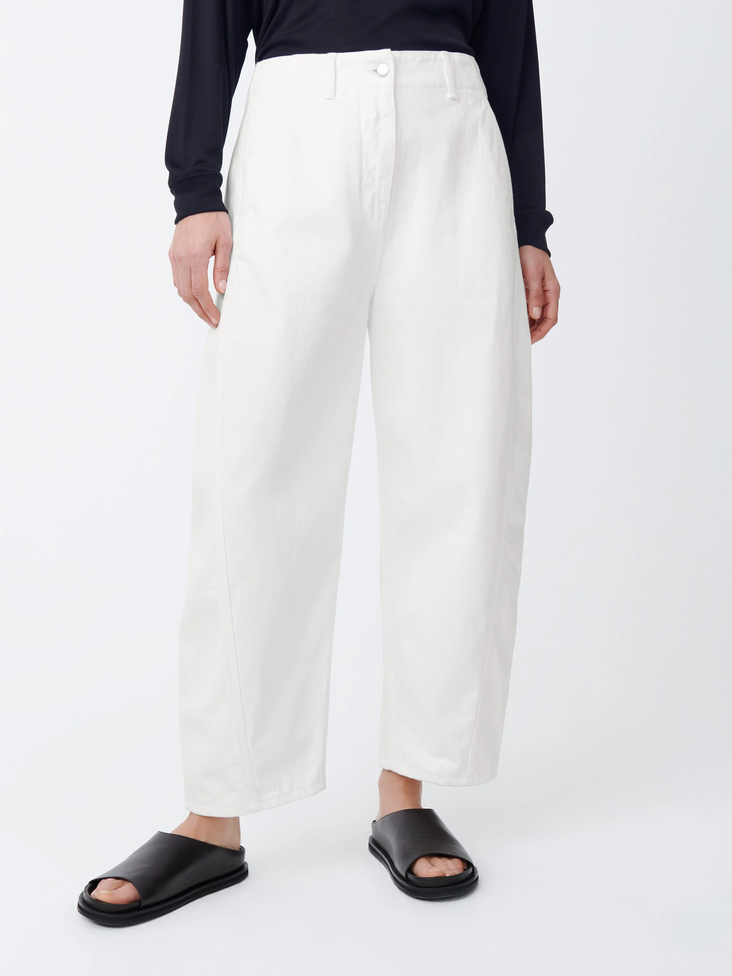 Akerman Denim Pant in Parchment