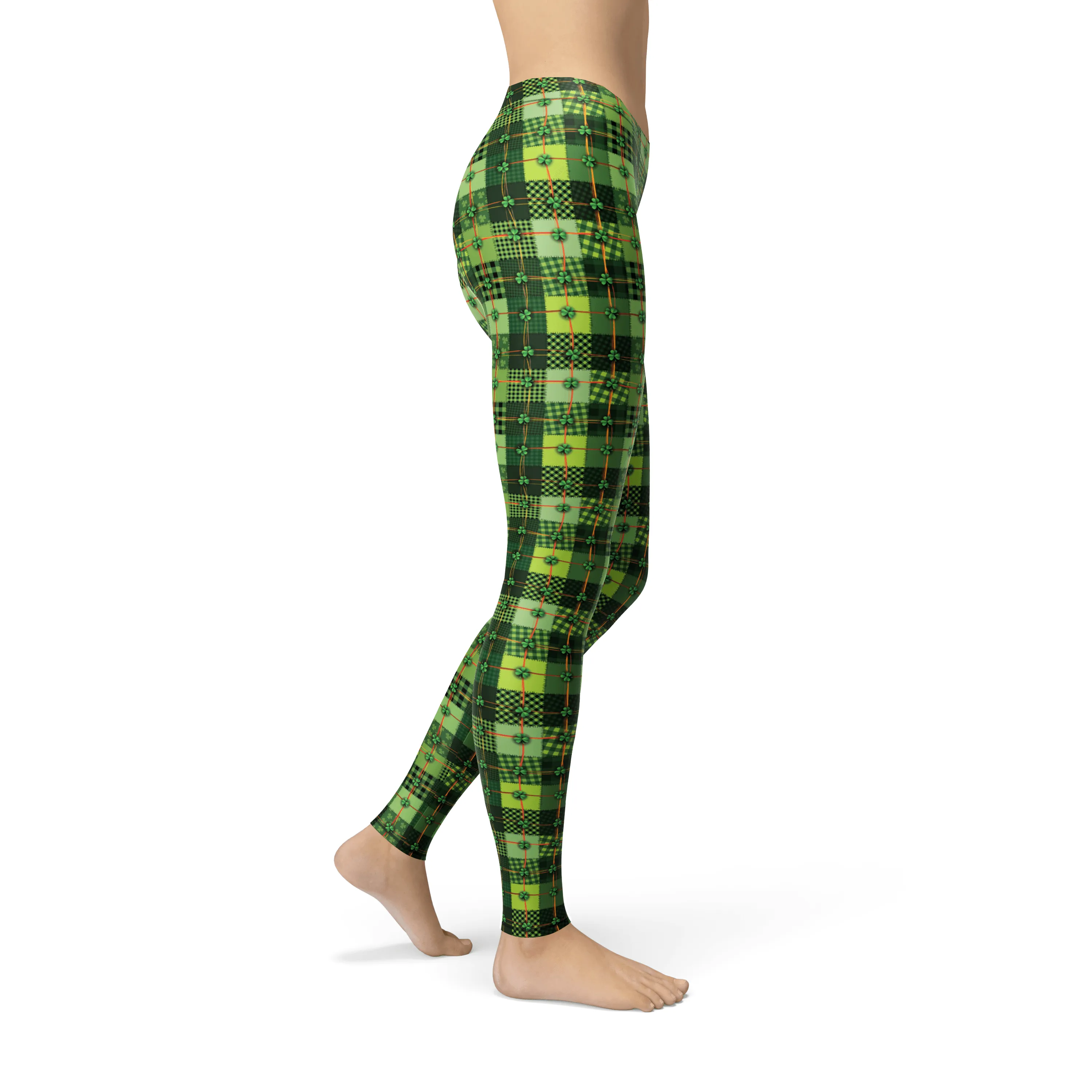 Avery Clover Patchwork Leggings