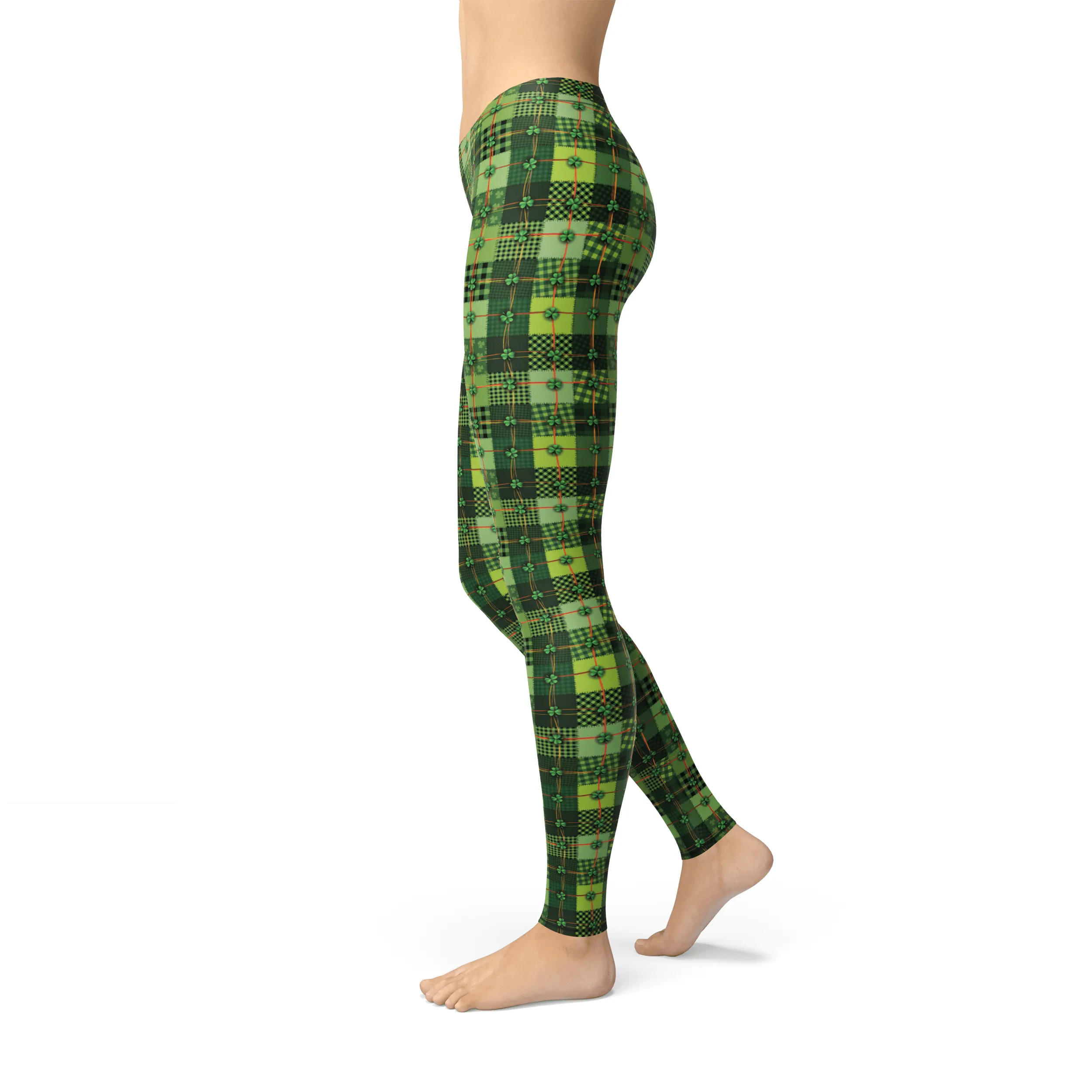 Avery Clover Patchwork Leggings