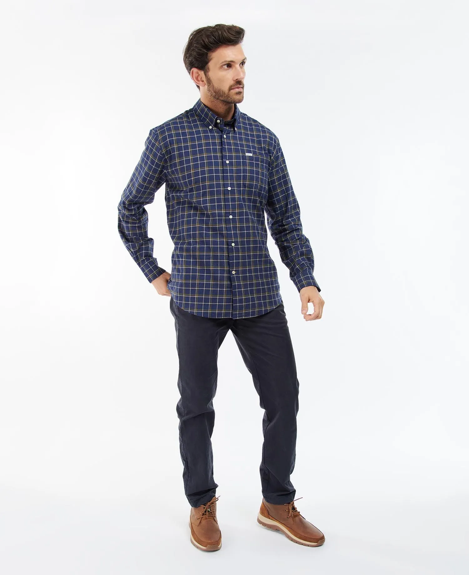 Barbour Pelton Regular Shirt - Navy