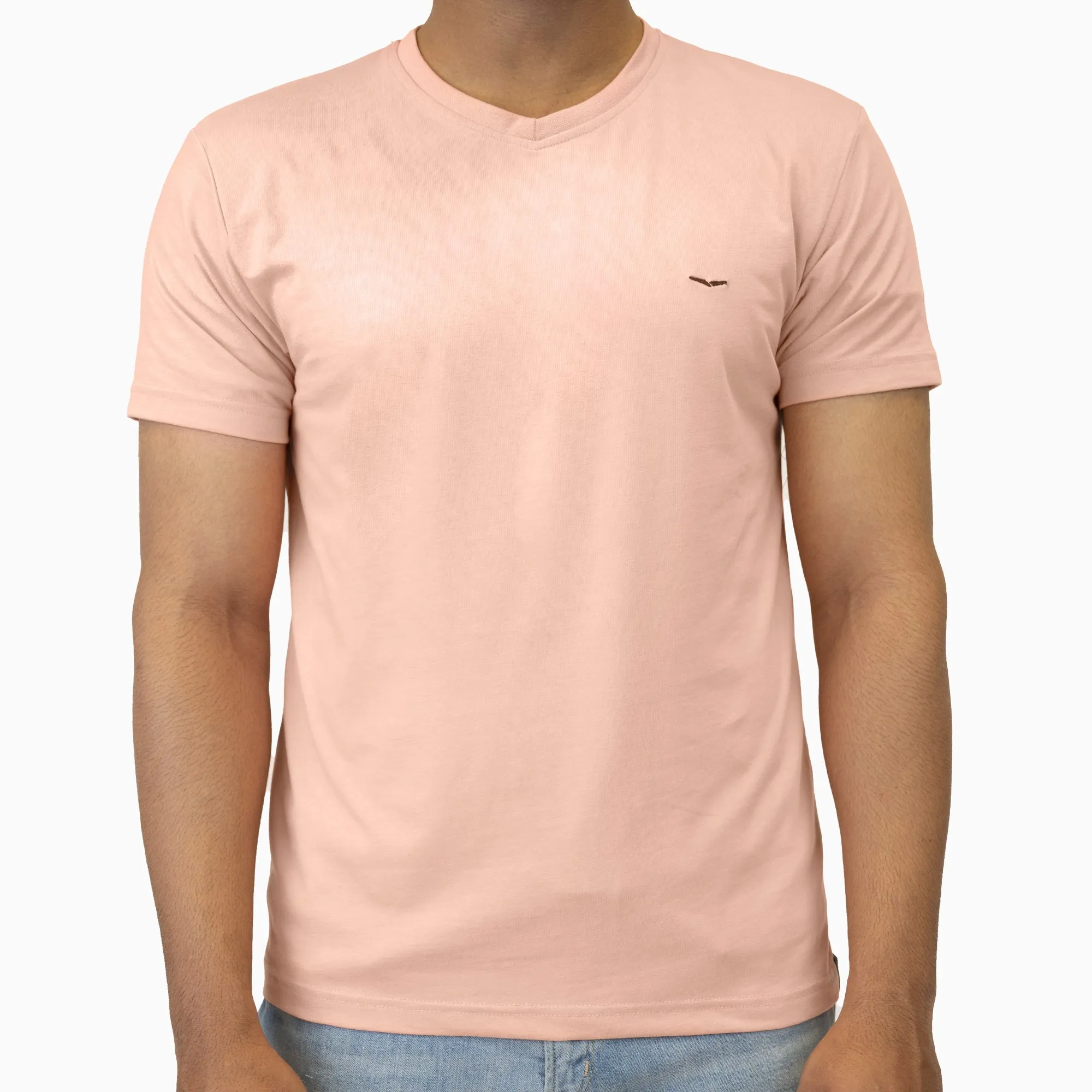 Basic V-Neck-Pink