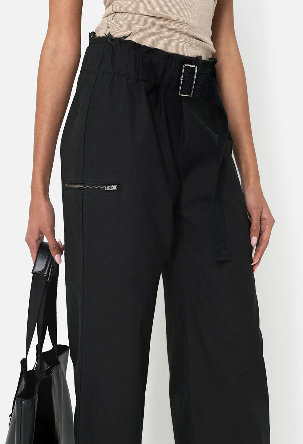 Belted Pant / Black