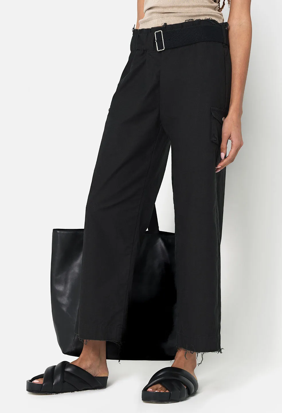 Belted Pant / Black