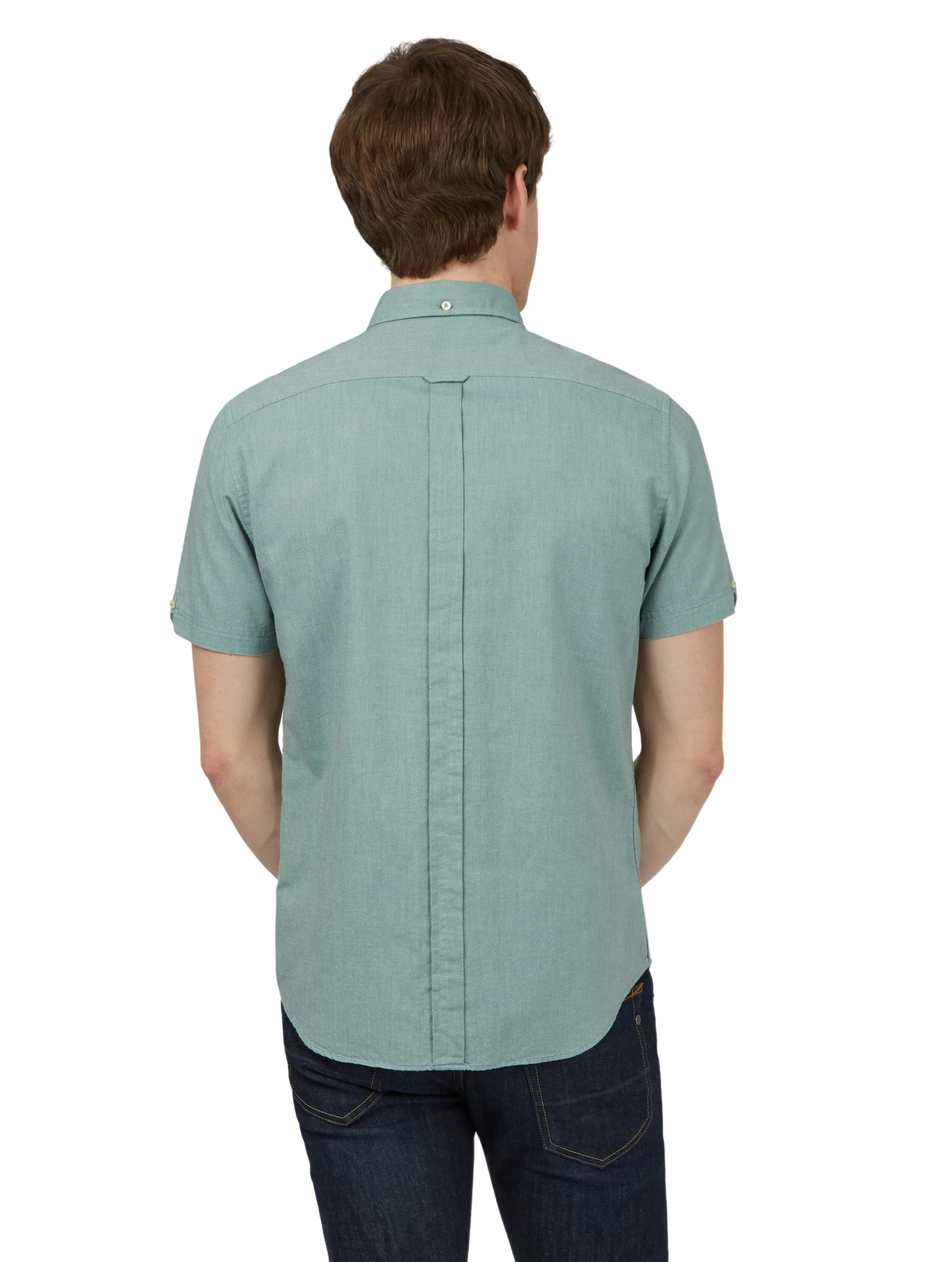 Ben Sherman Mens Shirt 'Signature Oxford' - Short Sleeved