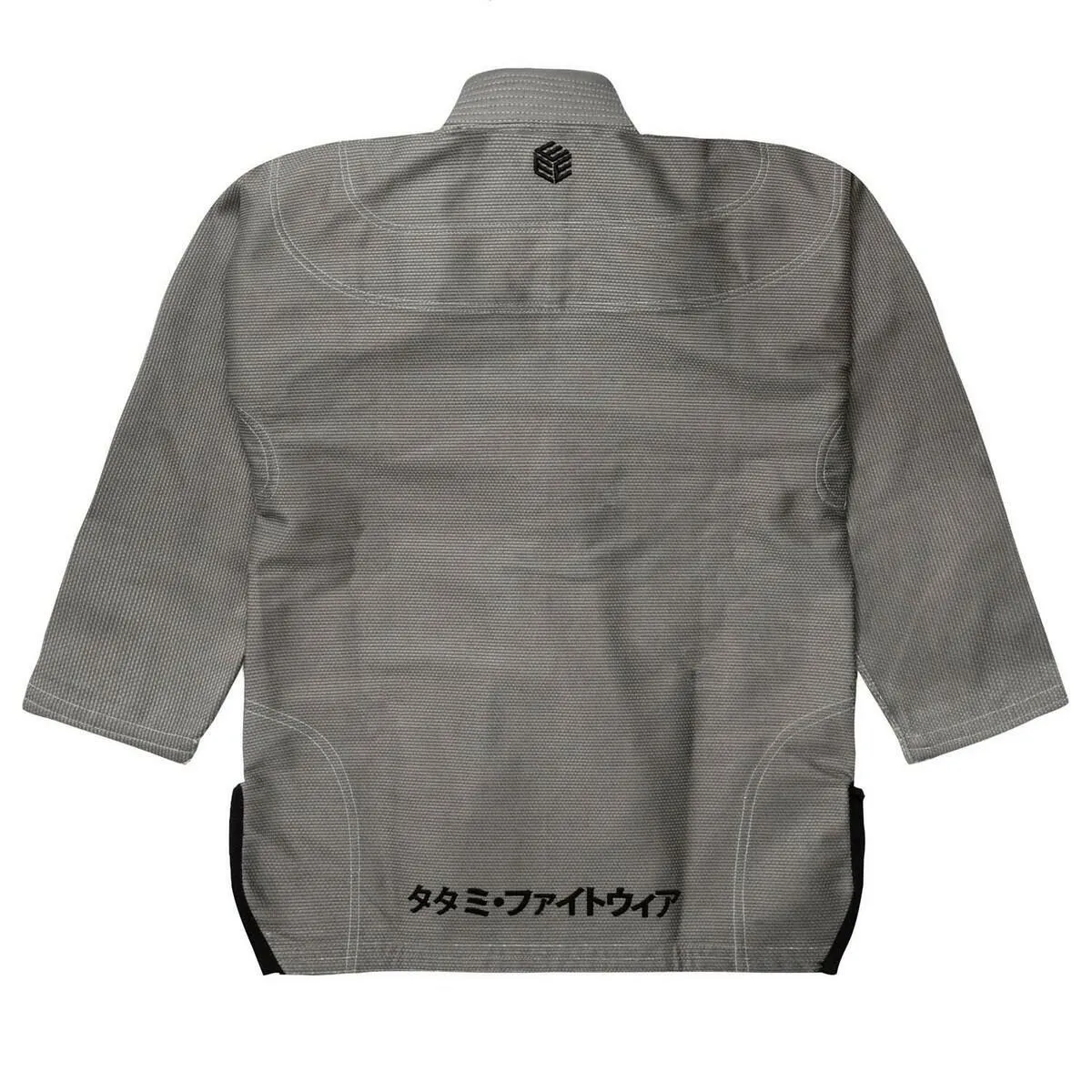 Black on Grey Tatami Fightwear Estilo Black Label Mens BJJ Gi