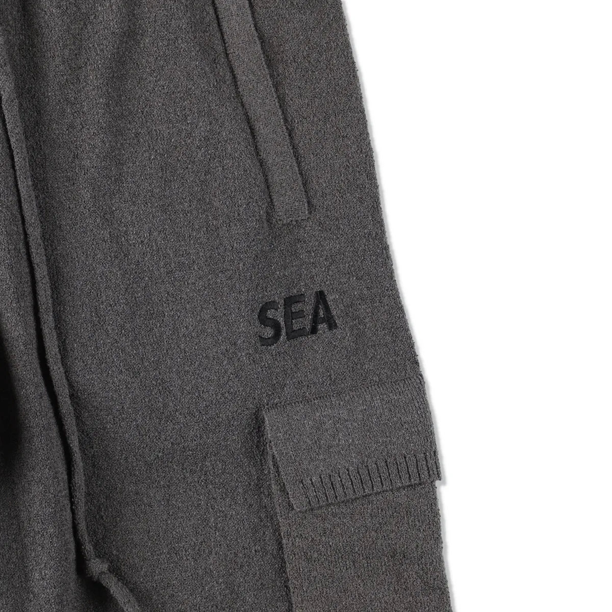 Bouclet Eazy Cargo Pant / CHARCOAL