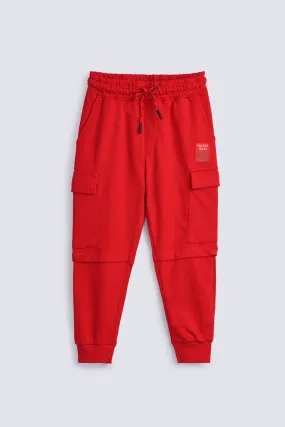 BOYS CARGO JOGGER TROUSER