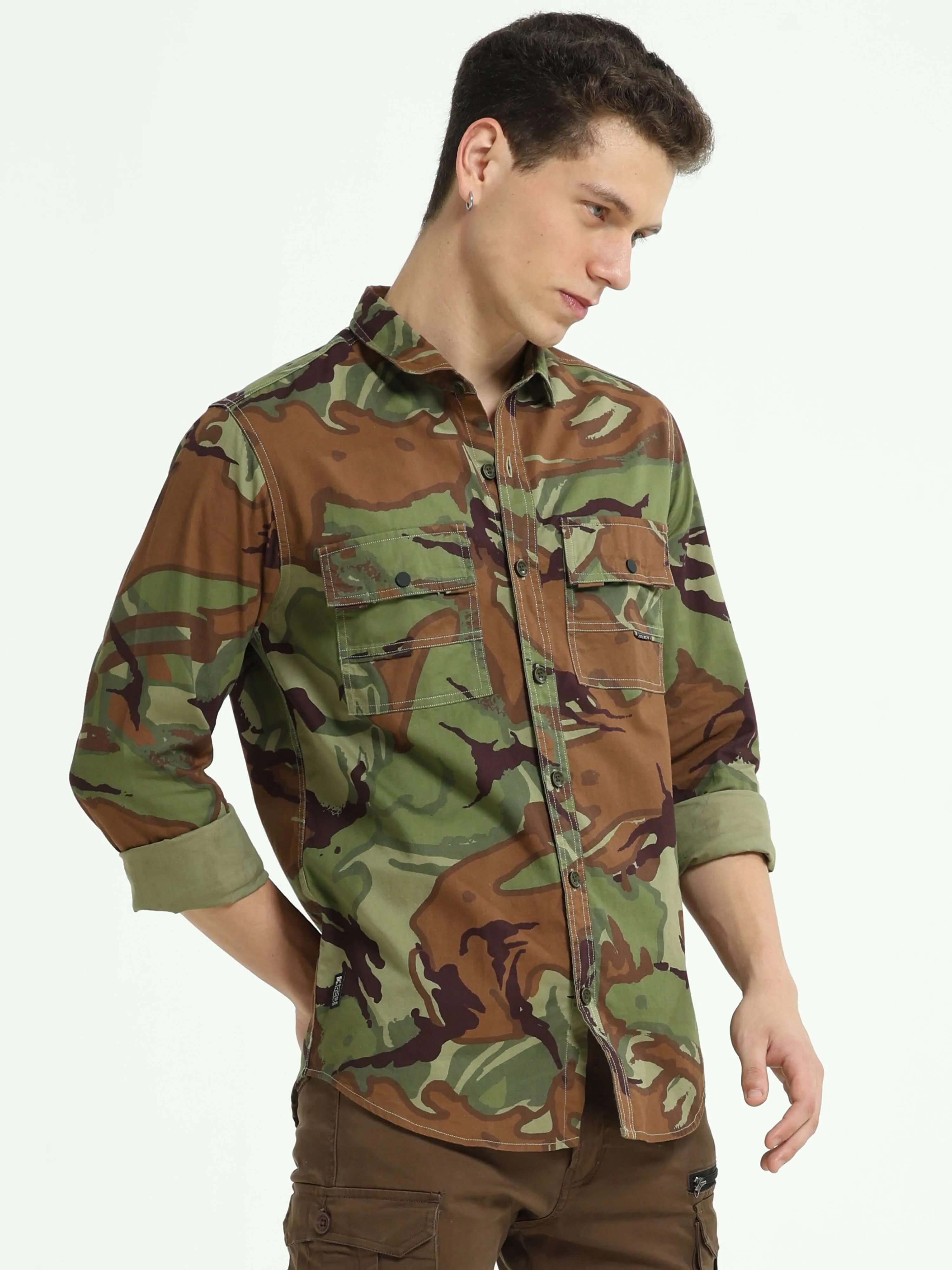 Camo Cargo army shirt