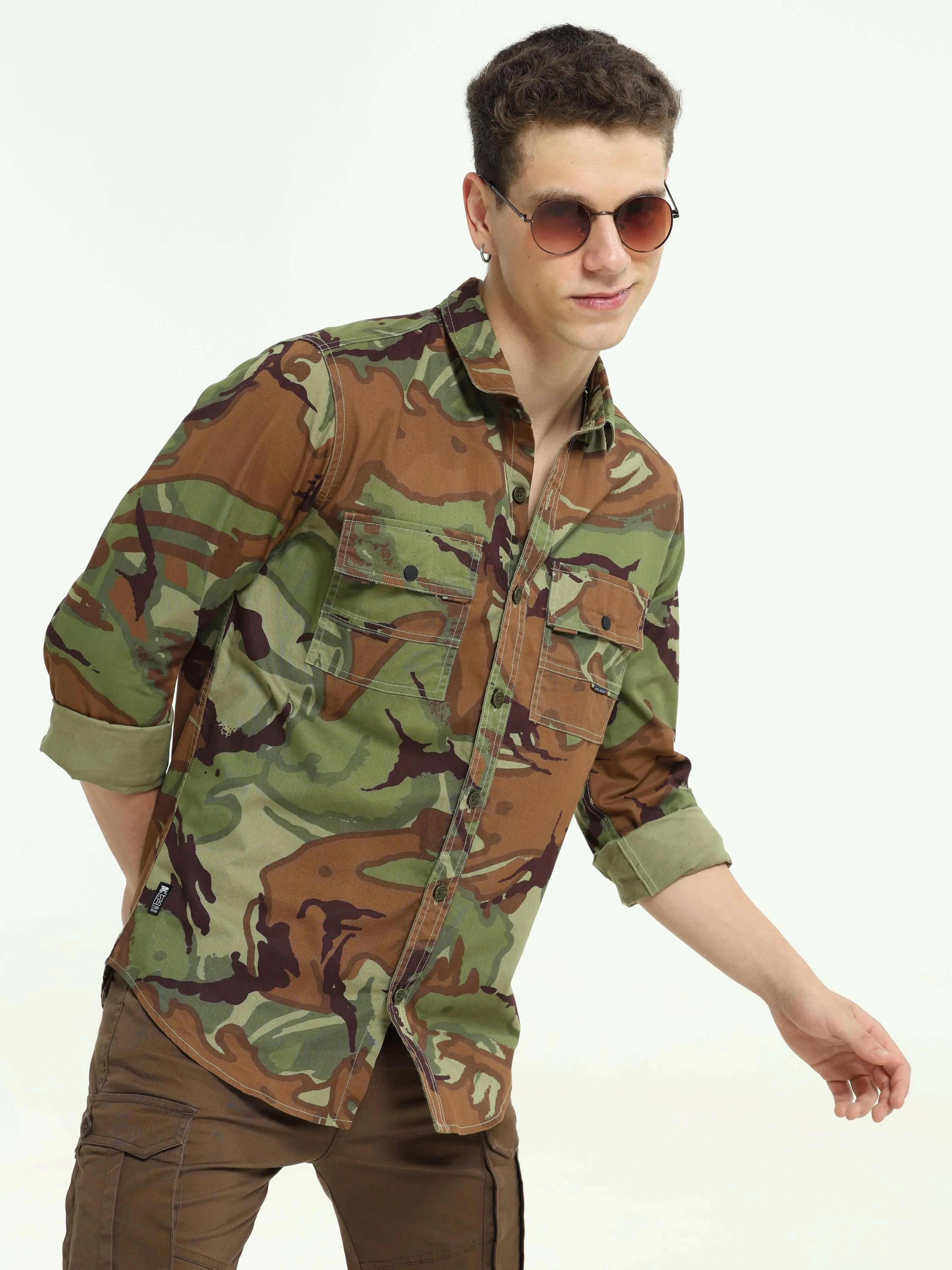 Camo Cargo army shirt