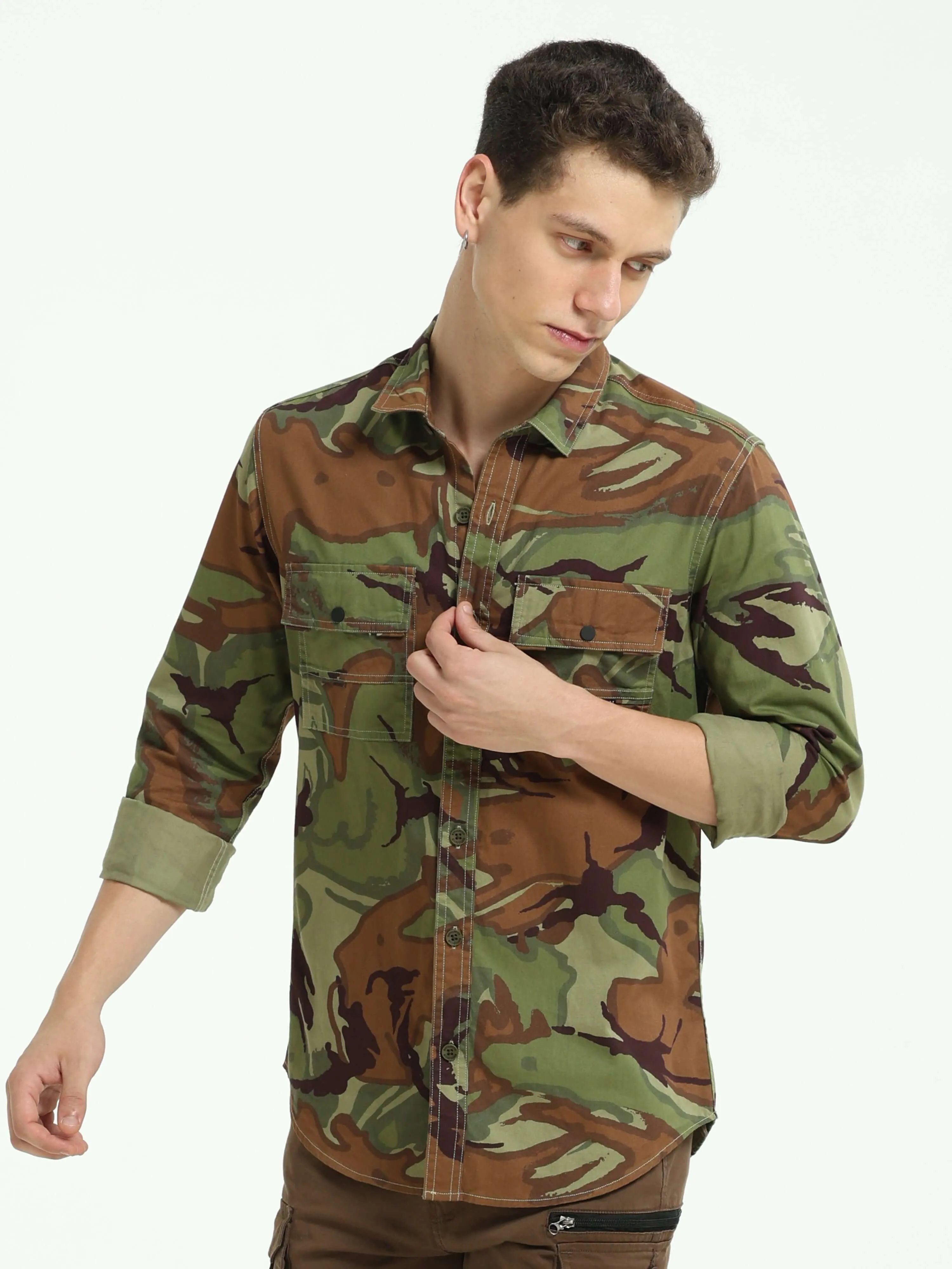 Camo Cargo army shirt