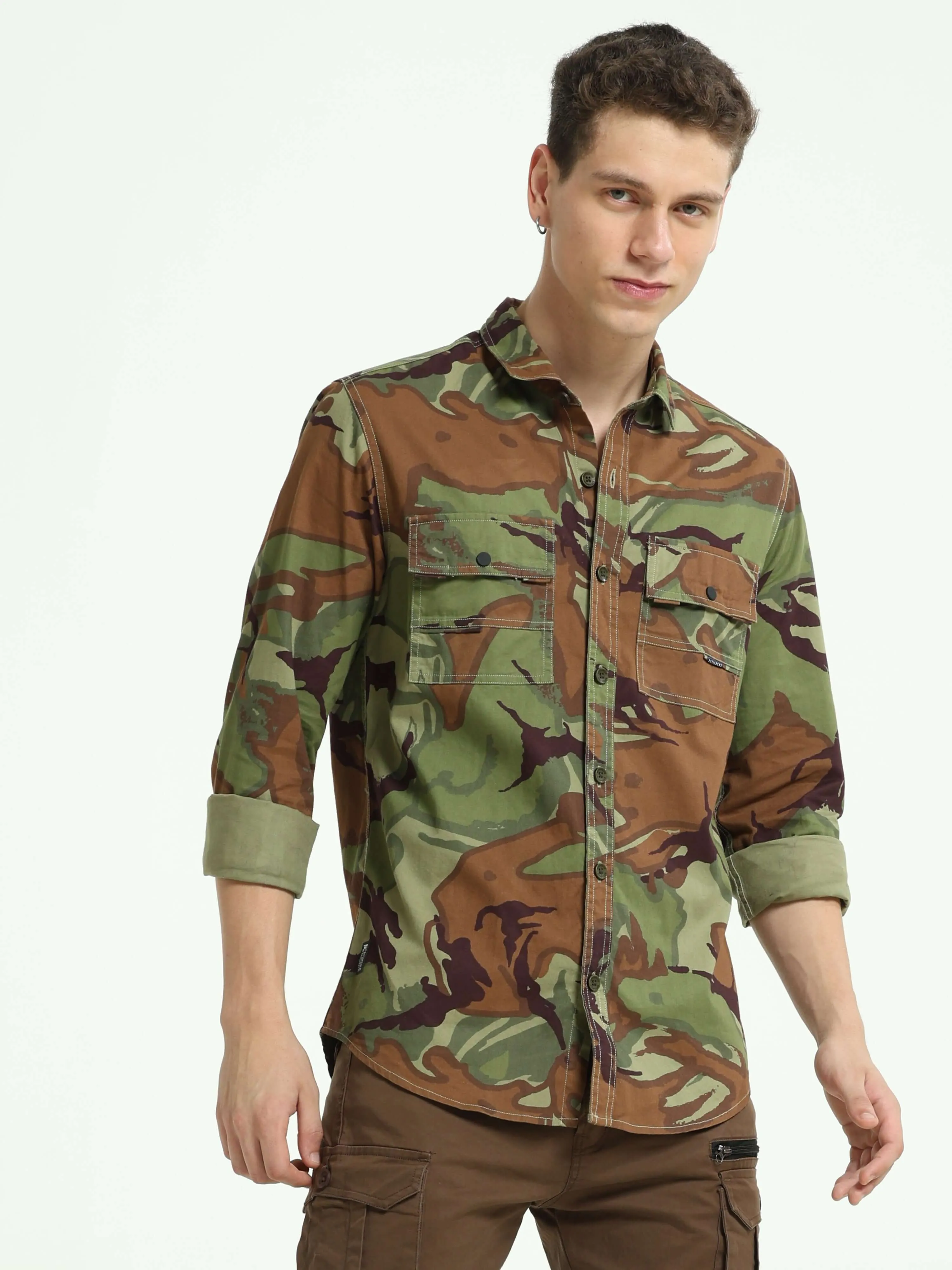 Camo Cargo army shirt