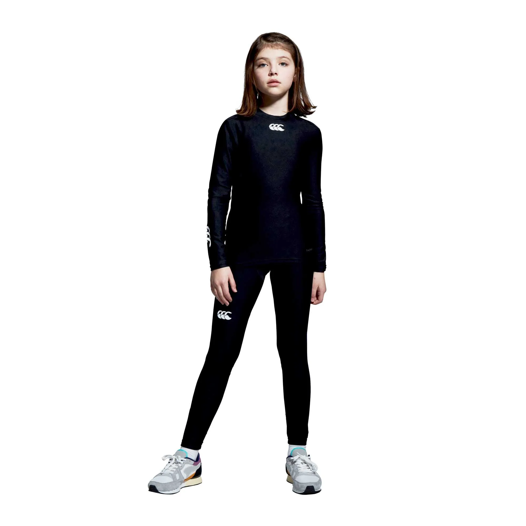 Canterbury Kid's Thermoreg Compression Top - Black