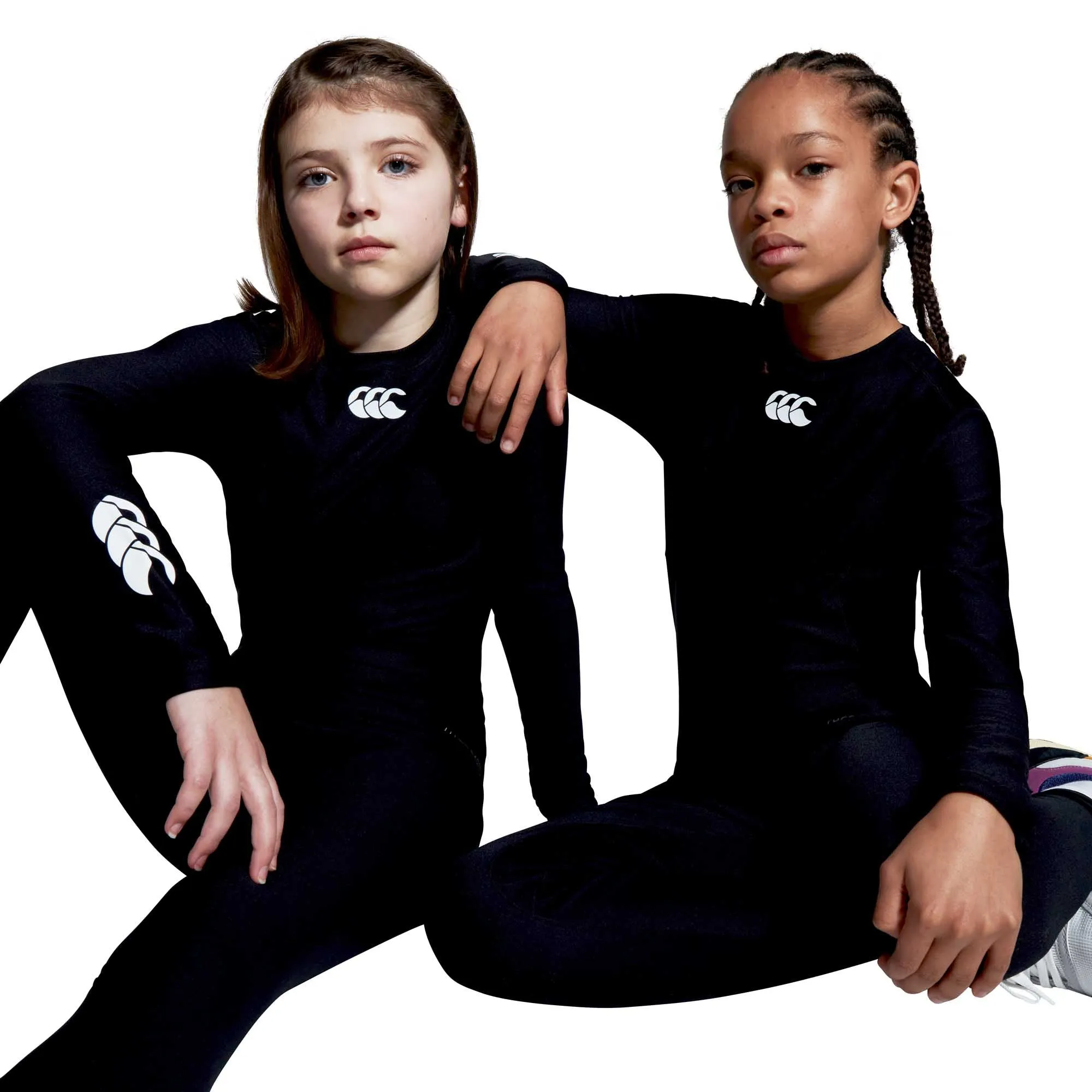 Canterbury Kid's Thermoreg Compression Top - Black