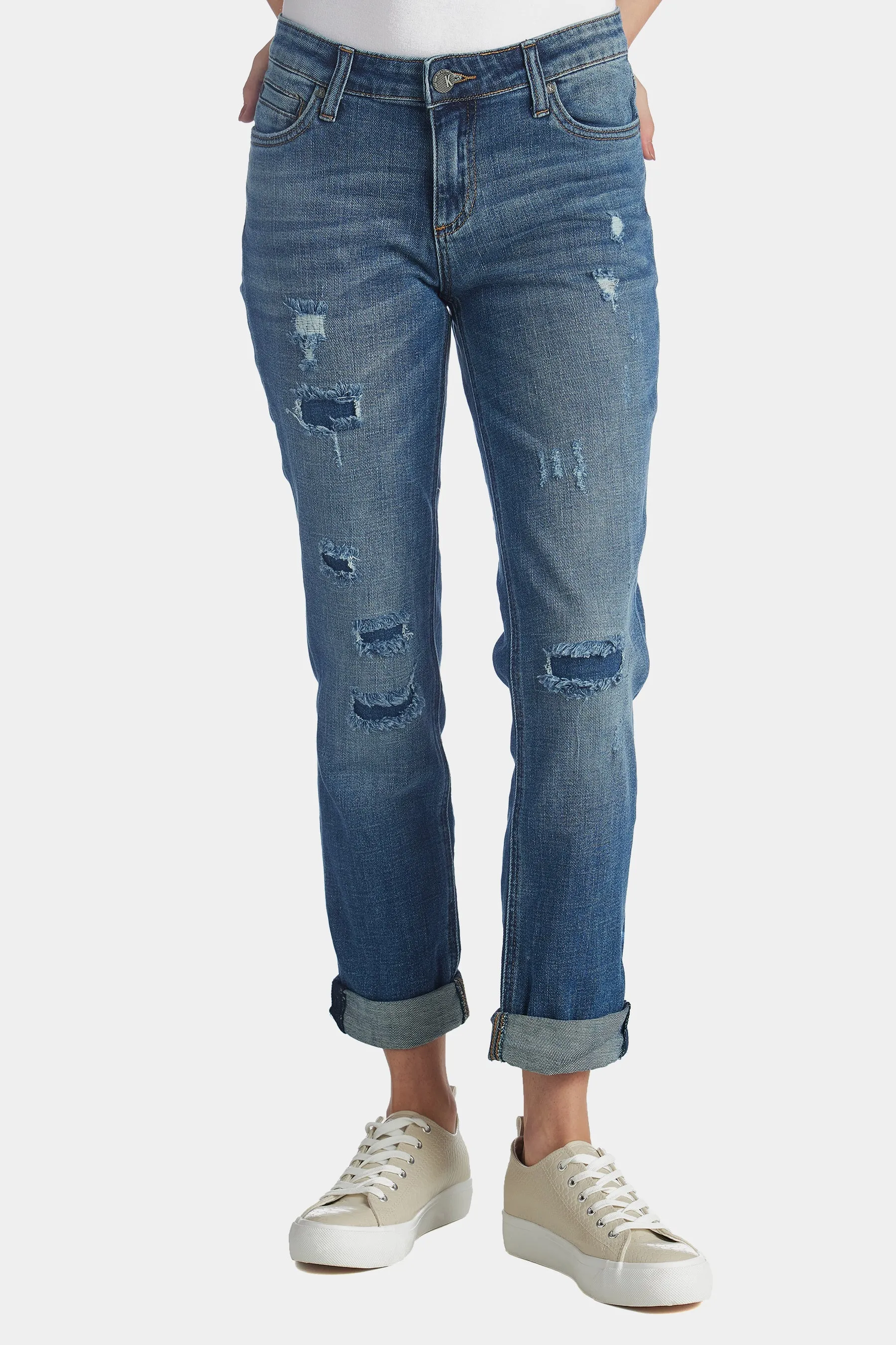 Catherine Patch And Repair Boyfriend Jeans