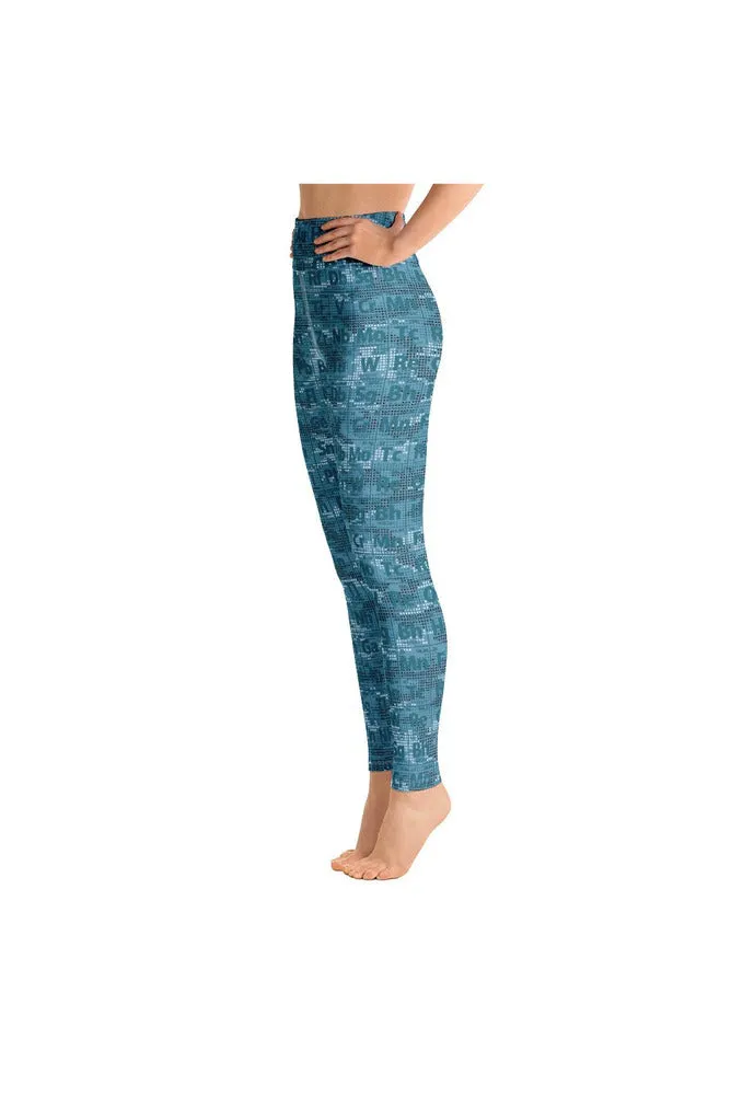 Chemistry Camouflage Yoga Leggings