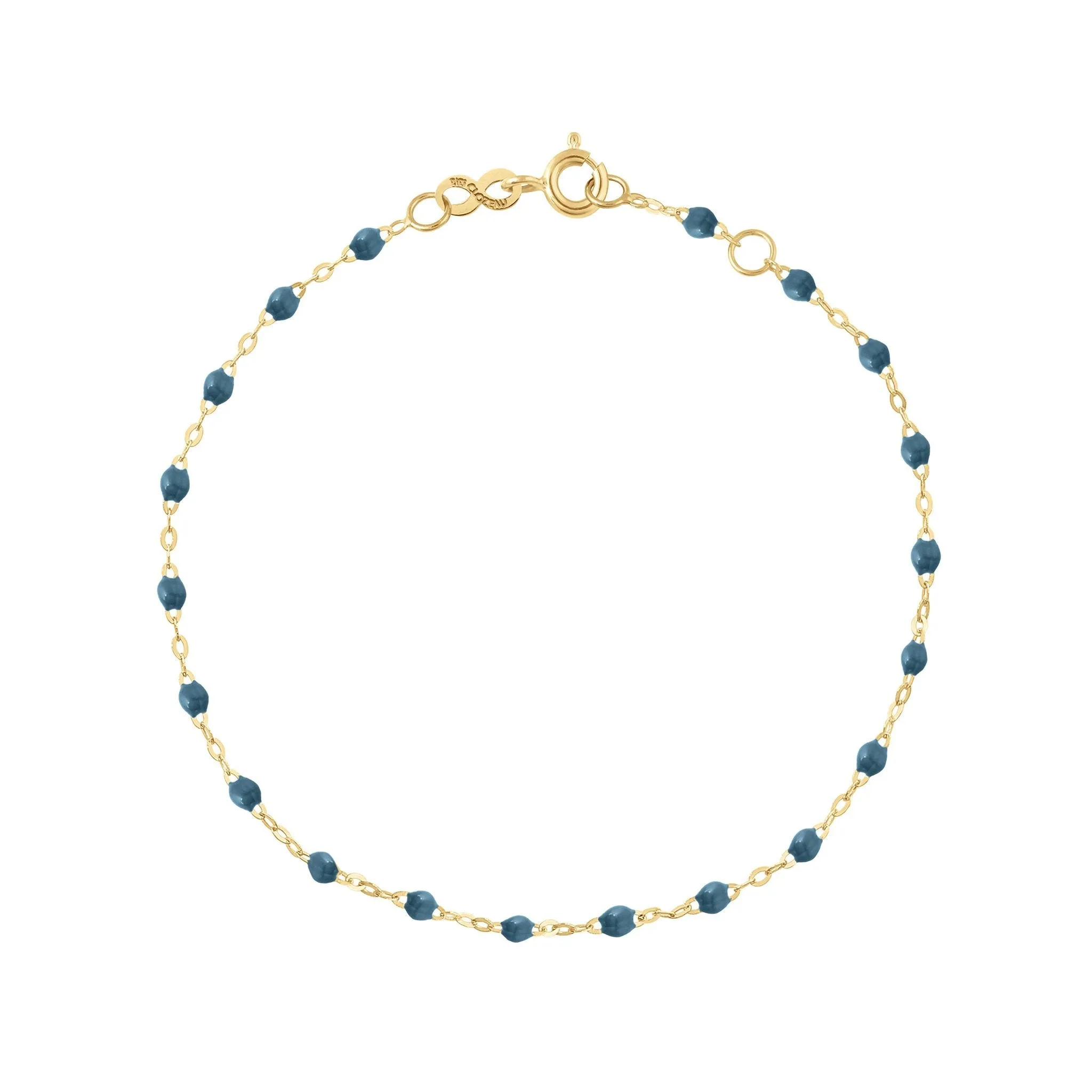 Classic Gigi Jeans bracelet, Yellow Gold, 7.5"