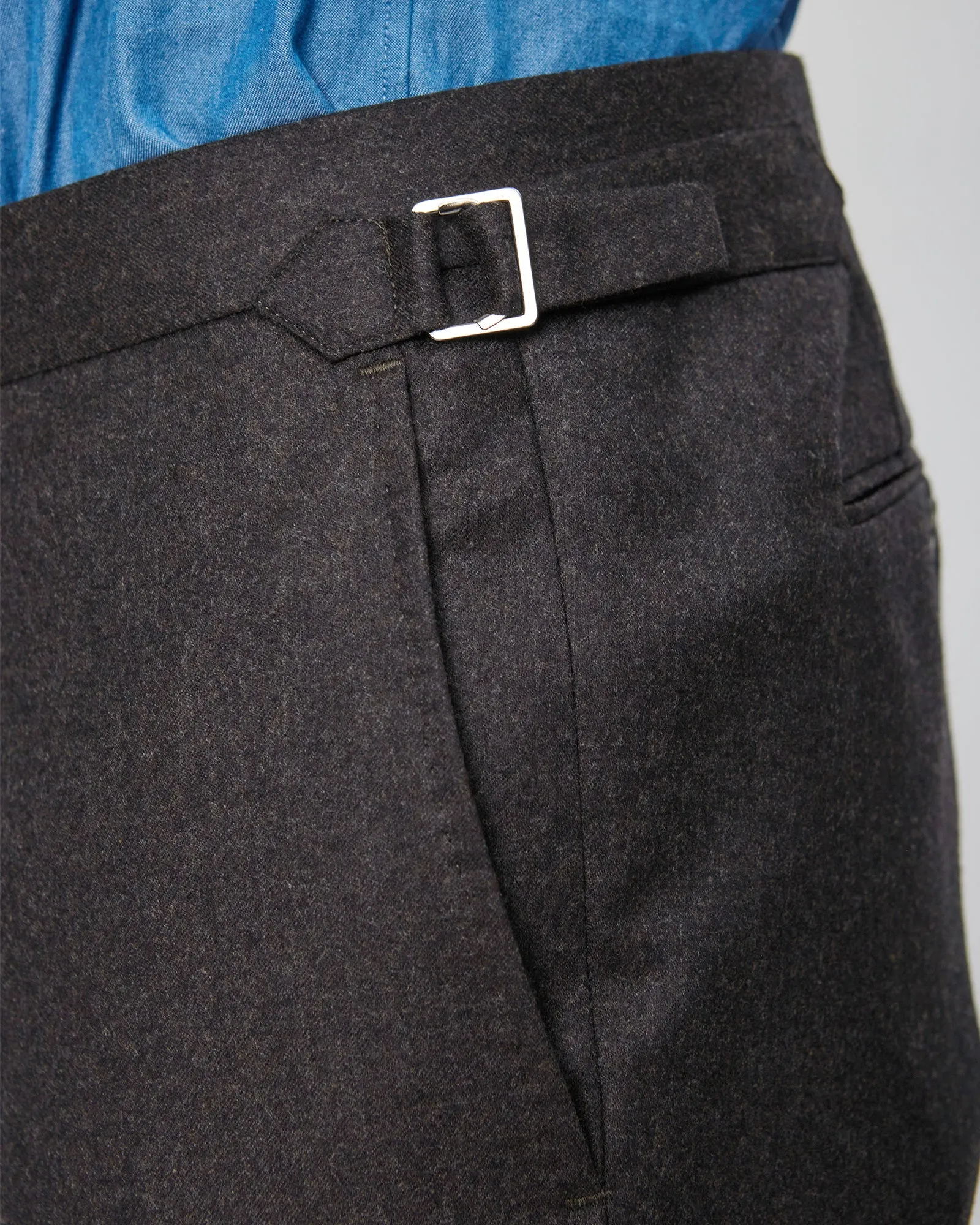 Cocoa Flannel Trouser