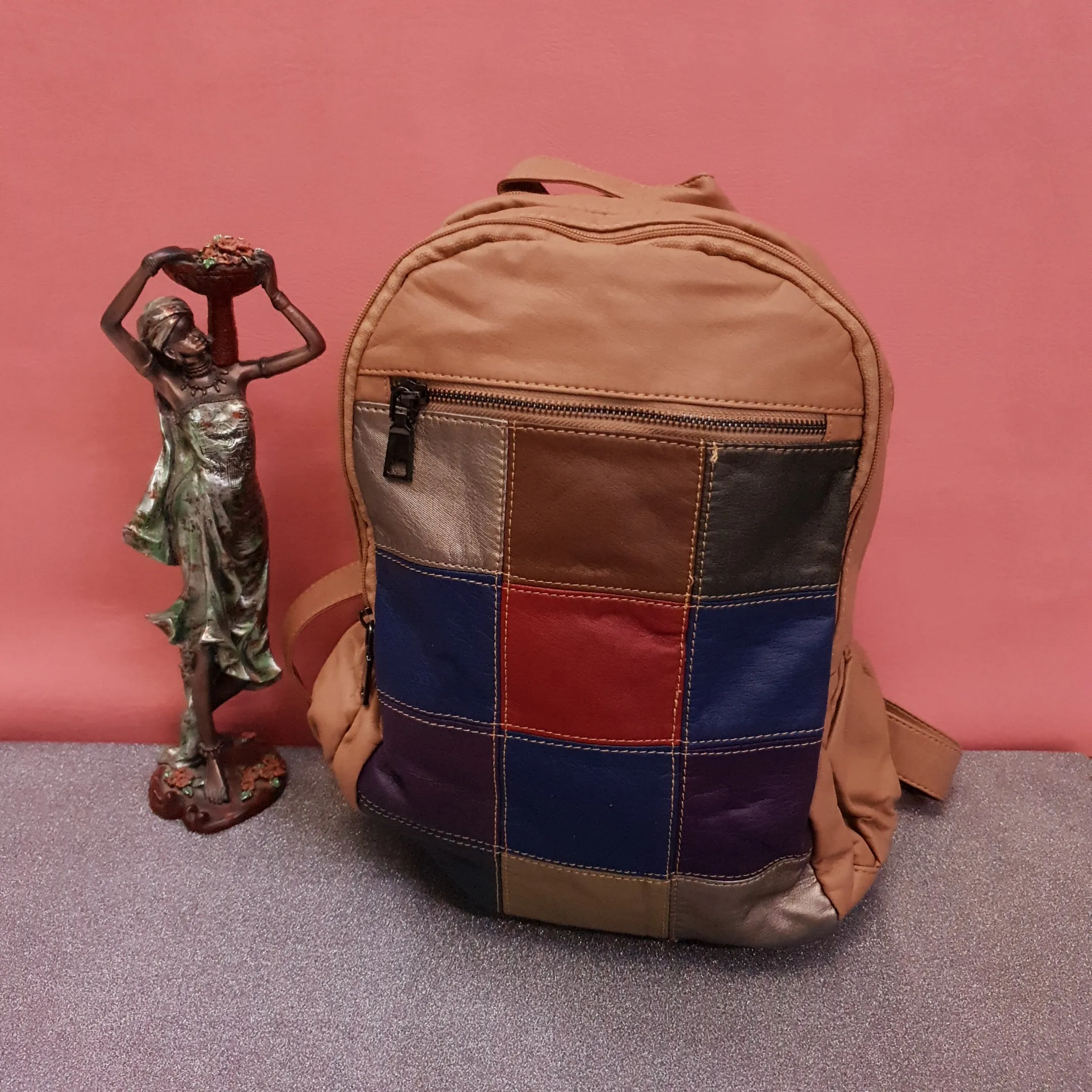 Colorful Leather Bagpacks  19006