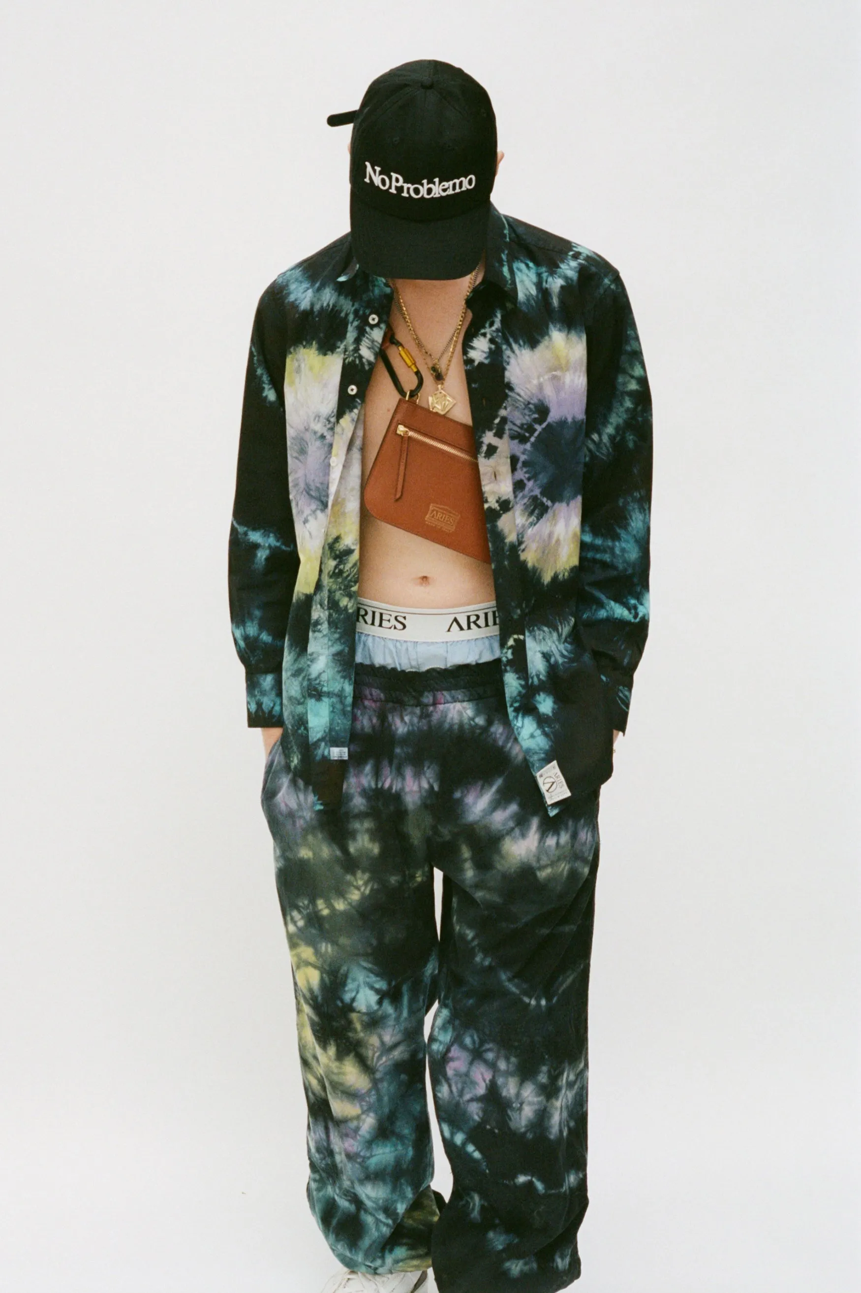 Cotton Tie-Dyed Track Pant