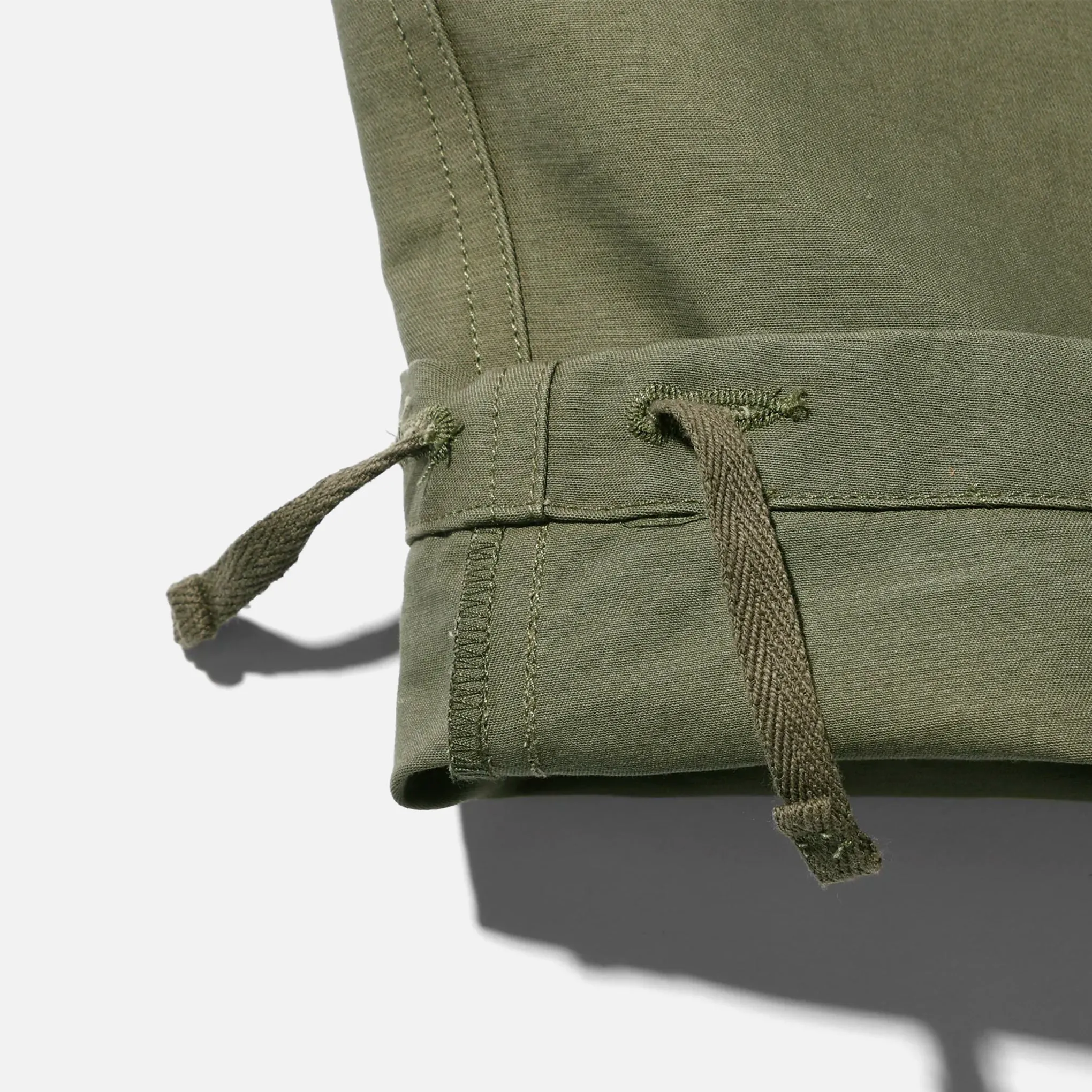 Deck Pant - Olive Cotton Double Cloth