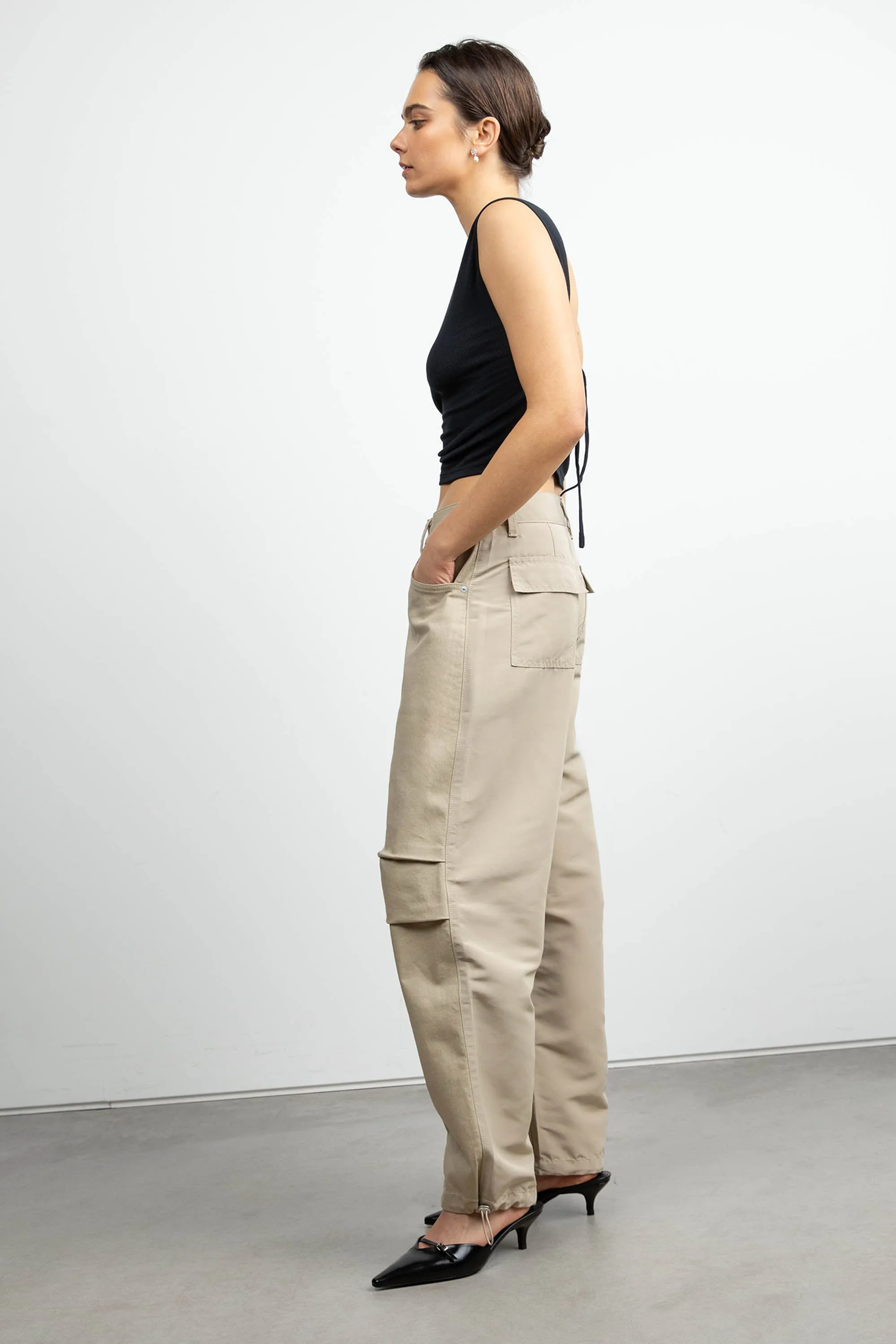 DOUBLE-FACED CARGO PANT