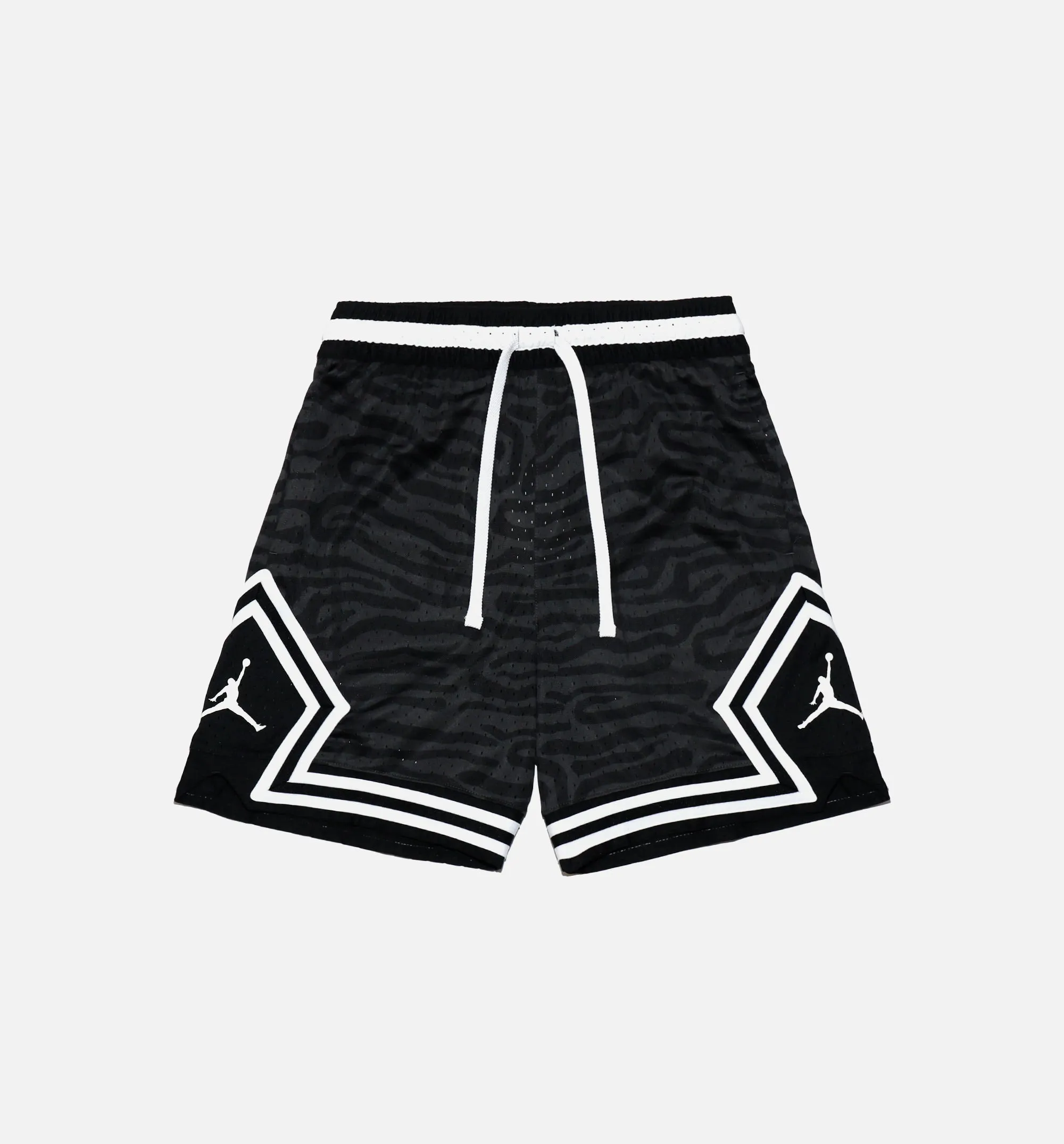 DriFIT Sport Printed Diamond Shorts Mens Shorts - Black/White