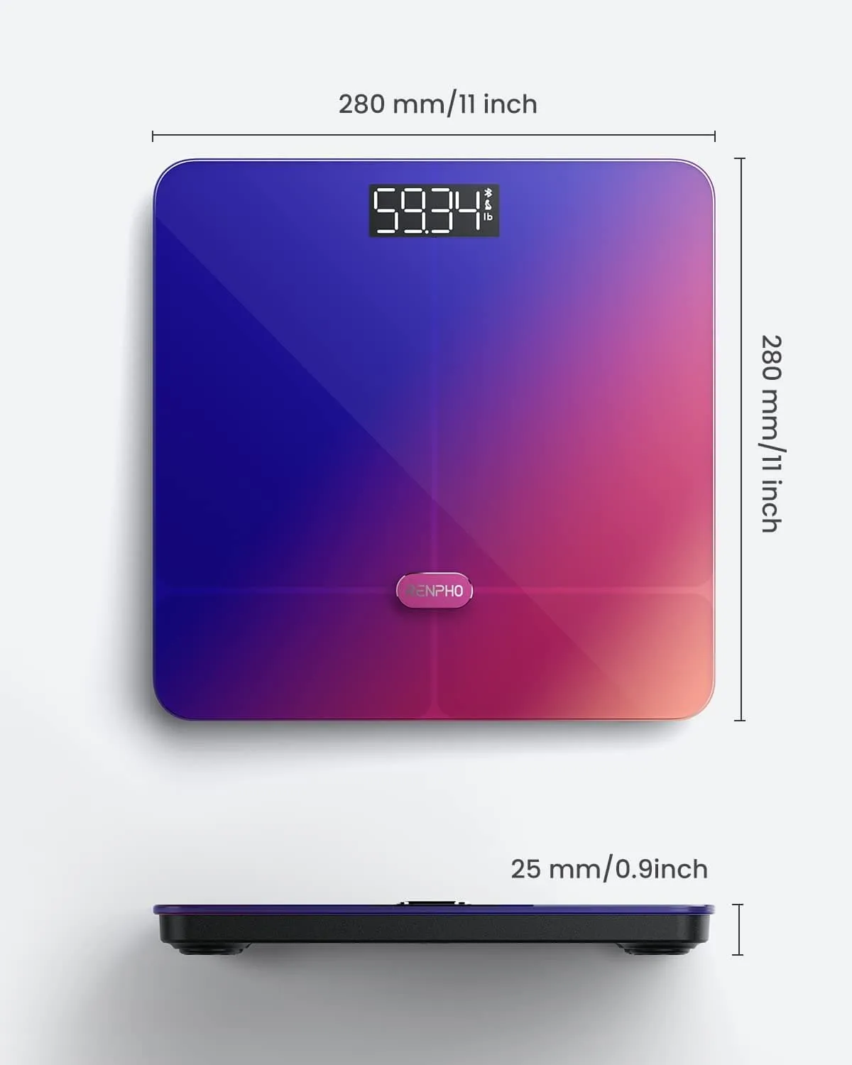 Elis 2 Smart Body Scale (Red Gradient)