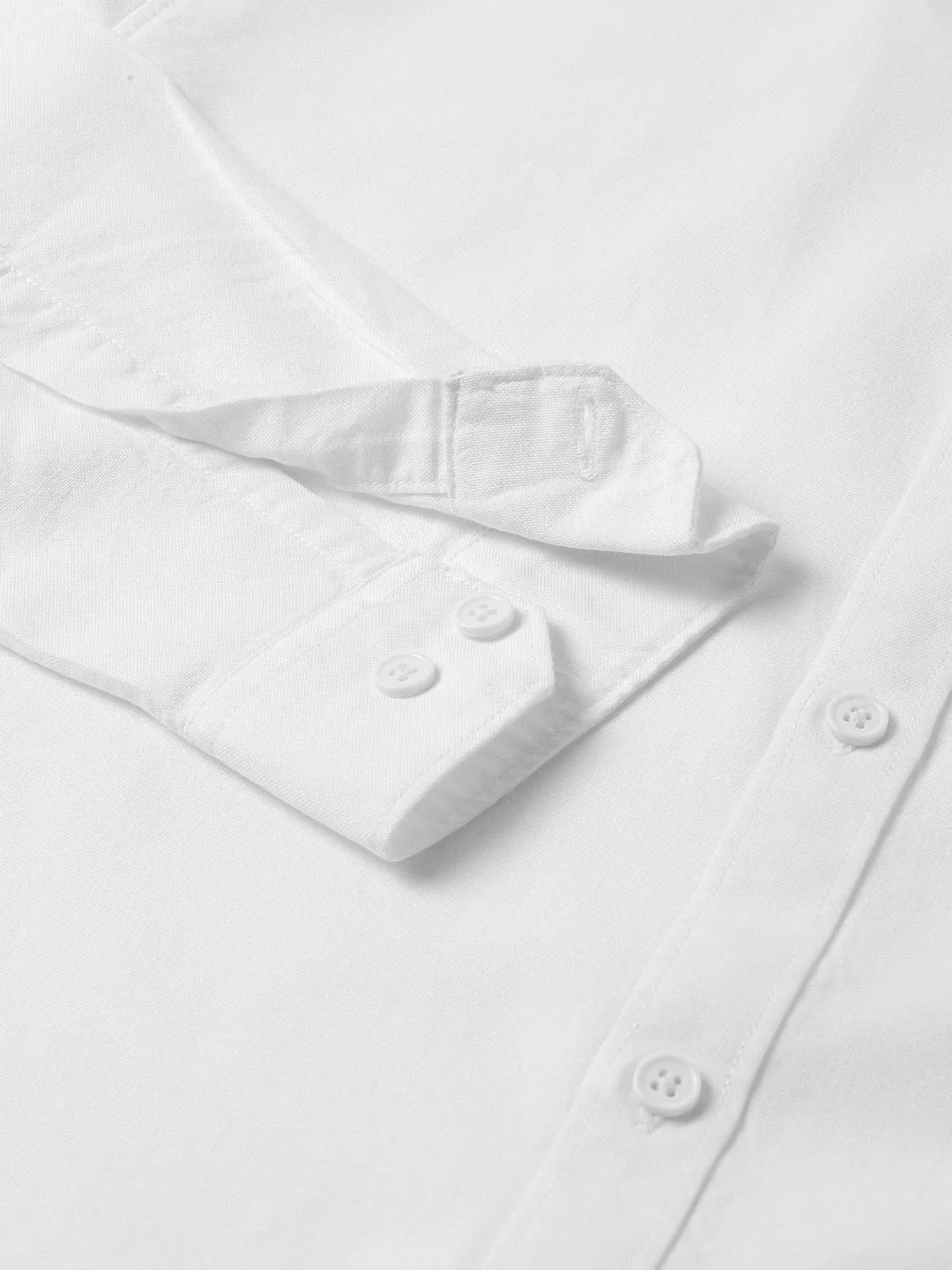 Essential Oxford Button down White Shirt - Replay