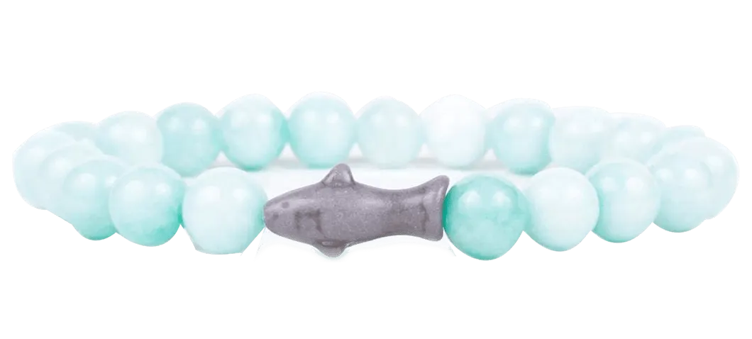 Fahlo Shark Seafoam Voyage Bracelet