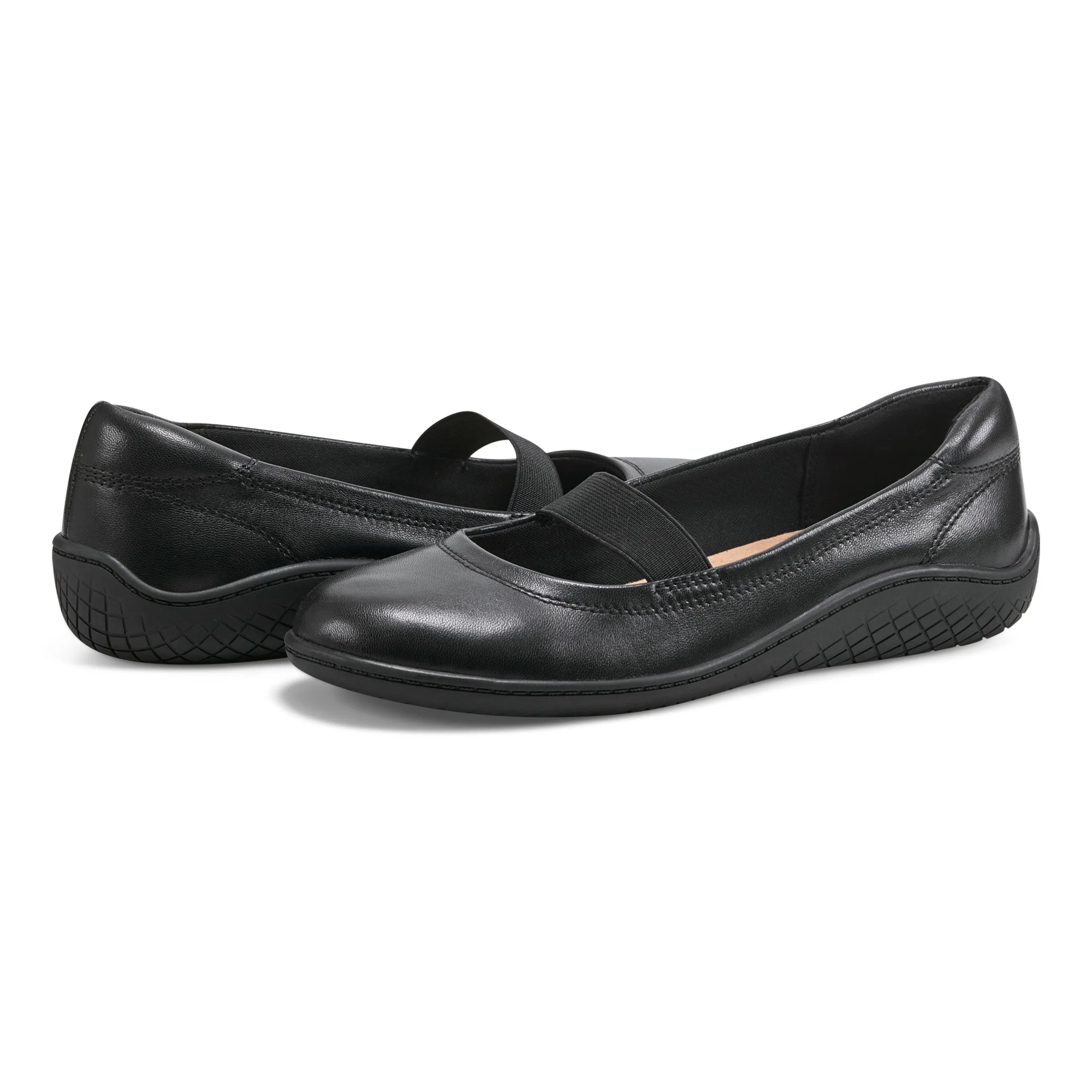 Golden Mary Jane Casual Ballet Flats