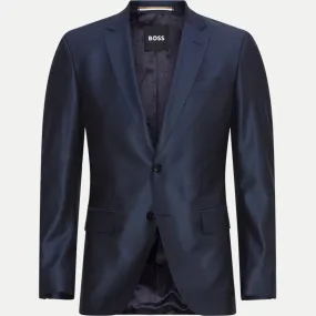 H-Huge Two Piece Slim Fit Dark Blue Suit 50514642