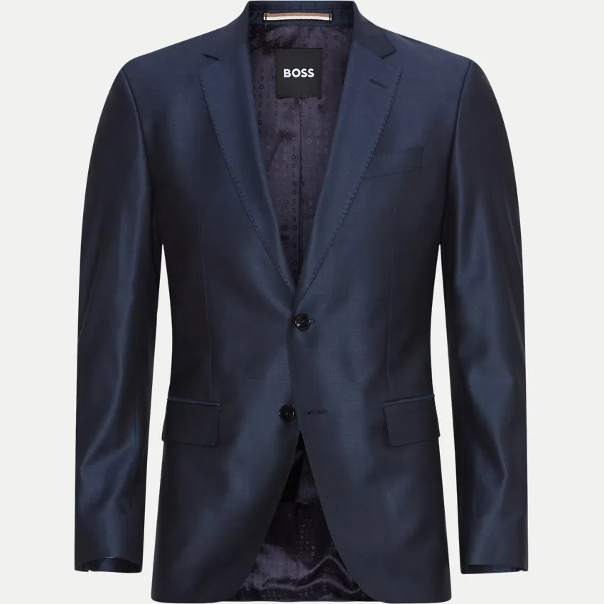 H-Huge Two Piece Slim Fit Dark Blue Suit 50514642