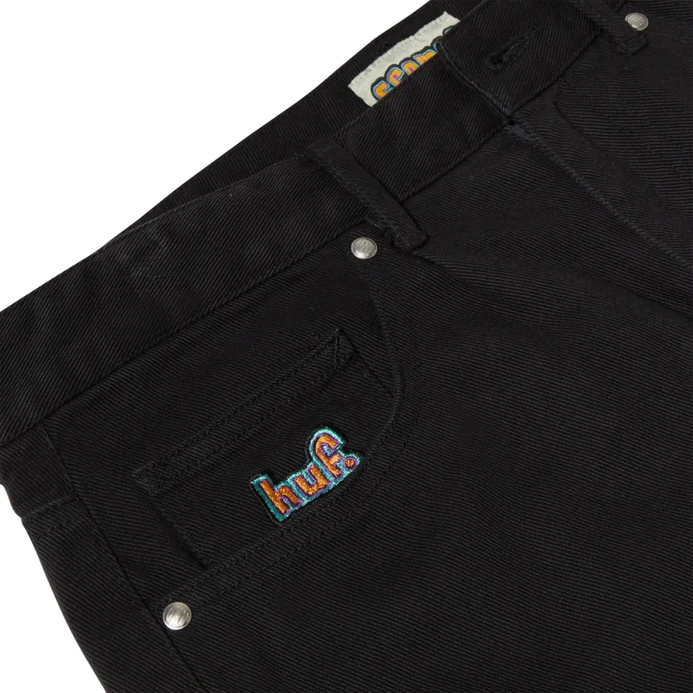 HUF CROMER SIGNATURE PANT-BLACK