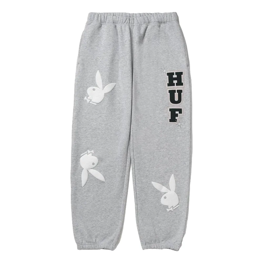 HUF RABBIT HEAD FLEECE PANT-GREY HEATHER