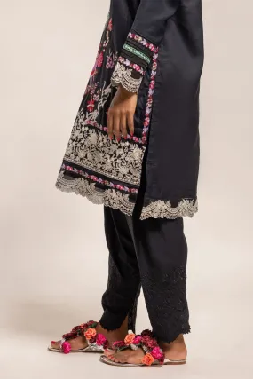 Khaadi Black Viscose Shalwar