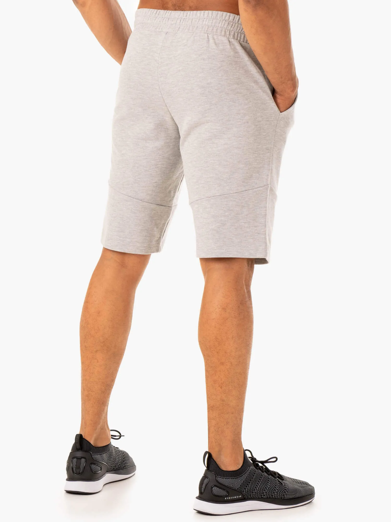 Limitless Track Short - Grey Marl