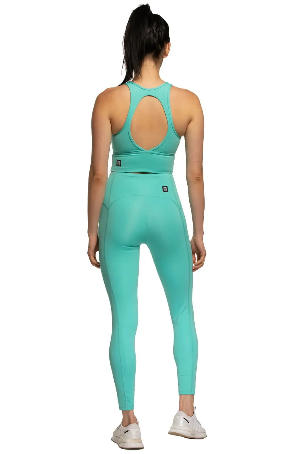 Maya 7/8 Leggings - Turquoise