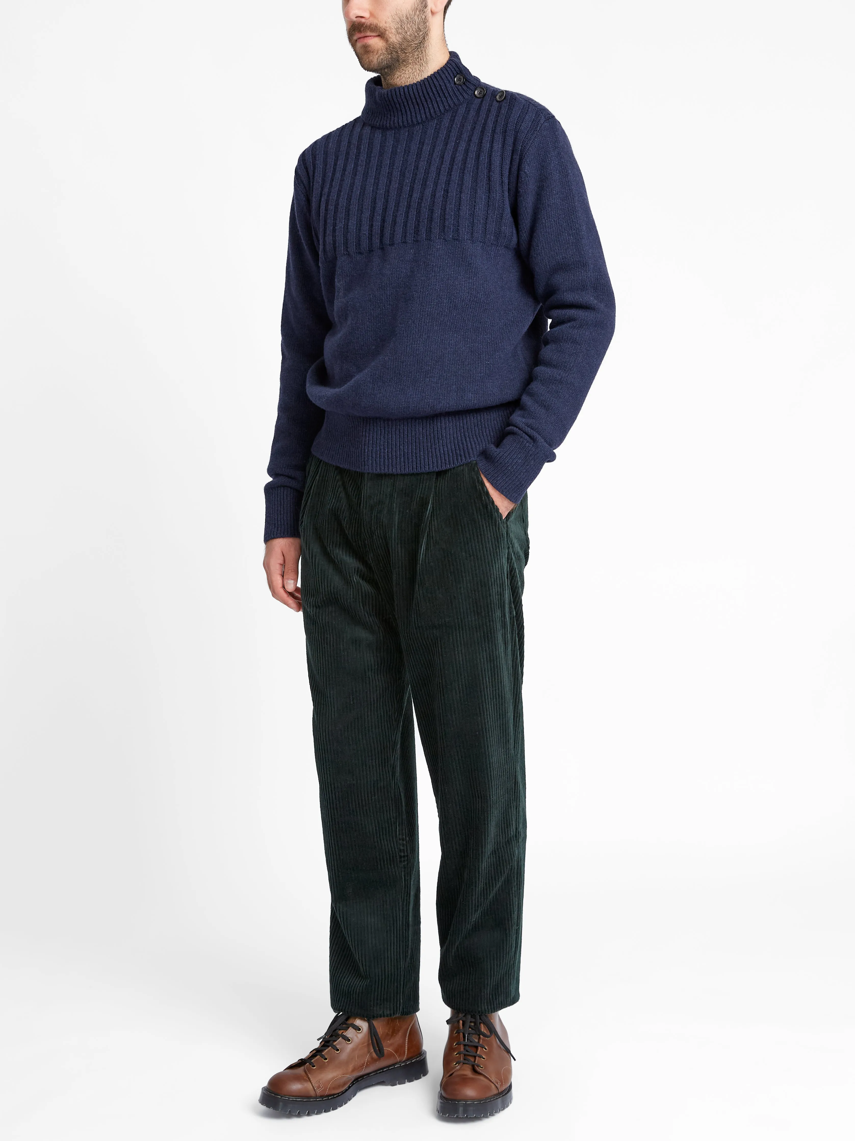 Morton Trousers Melrose Cord Green