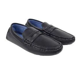 Oslo Leather Loafers - Black