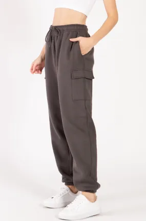 Oversized Fleece Cargo Sweatpants