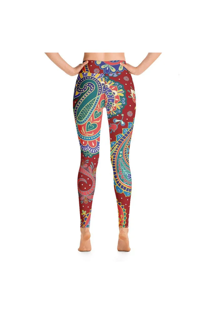 Paisley Passion Yoga Leggings