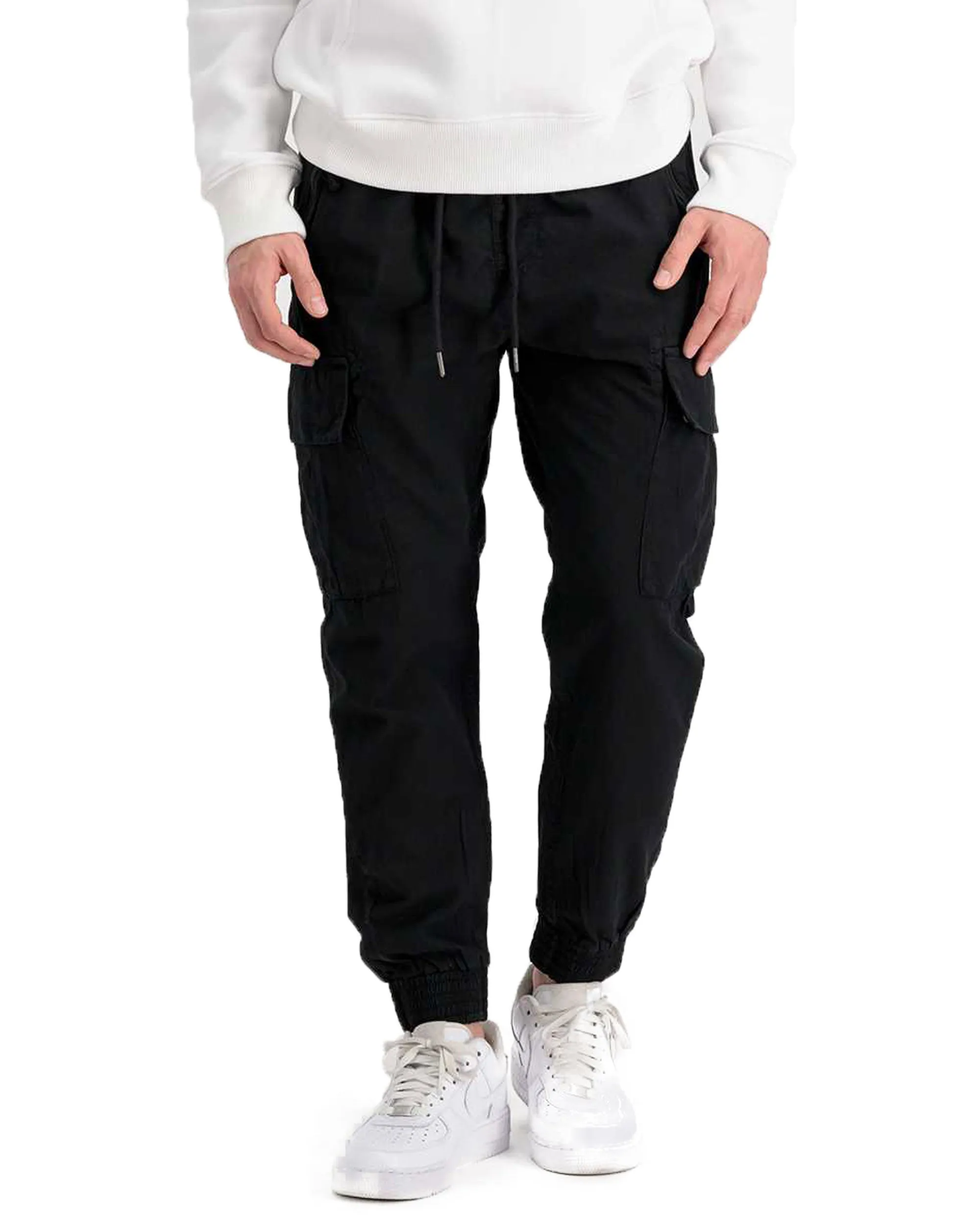 Pantalone Uomo Alpha Industries Ripstop Jogger Nero